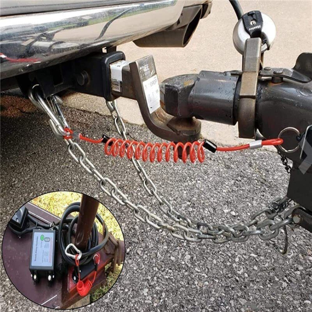 Trailer Breakaway Switch 6Ft Trailer Break Control kit Electric Brake Switch