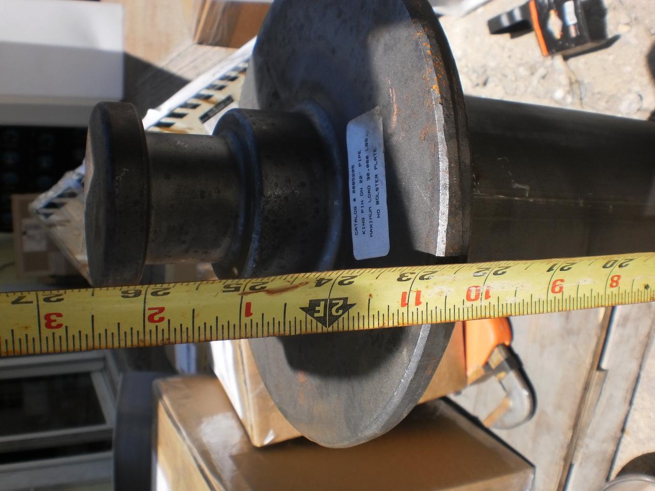 Gooseneck to 5th wheel plate King Pin adapter Pipe Hitch Trailer Coupler 30,000#