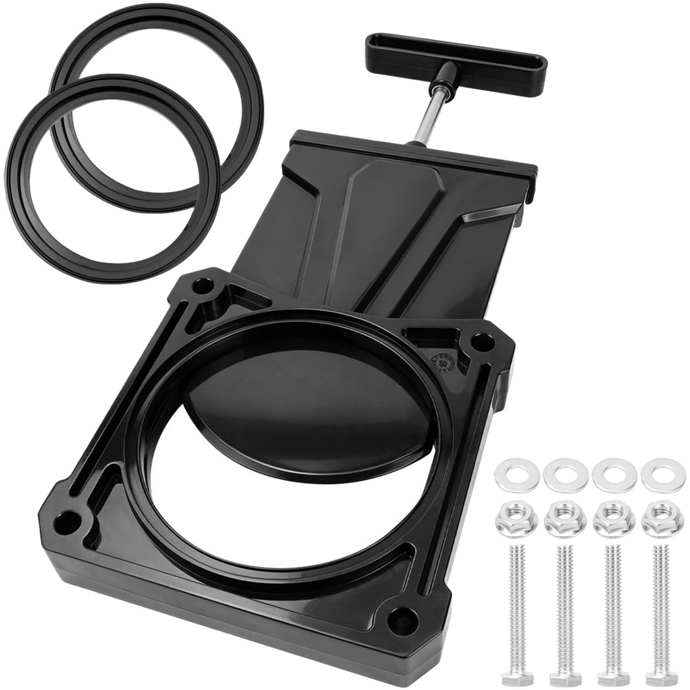 RV Sewer Drain Valve with 3 Inch Transparent Extension Tube and Leakproof Seal