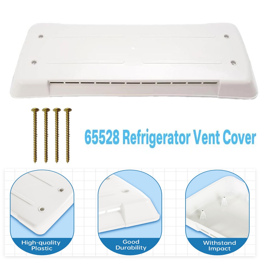 RV Refrigerator Vent Cover Compatible with Dometic Vents Lid Cap Universal 65528