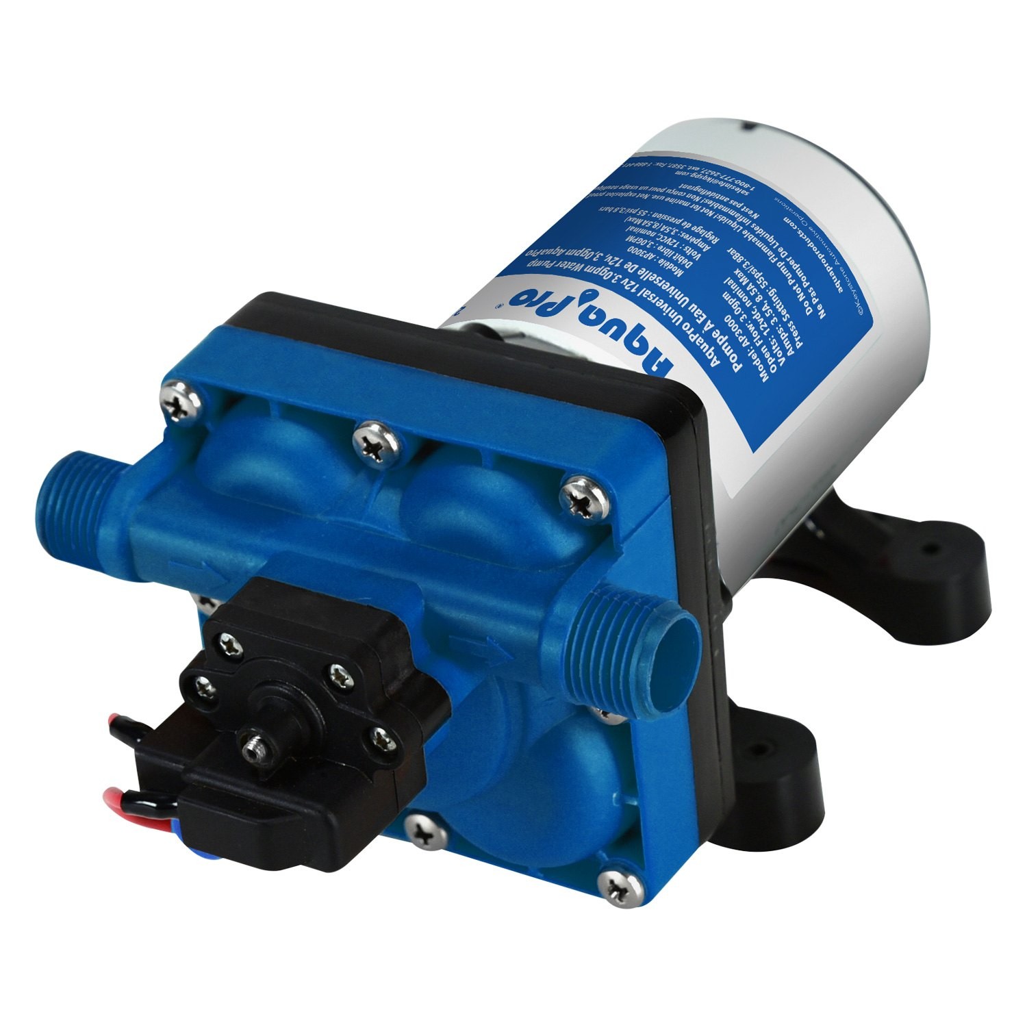 Aqua Pro 21849 3 GPM 12 VDC Self-Priming Water Pump