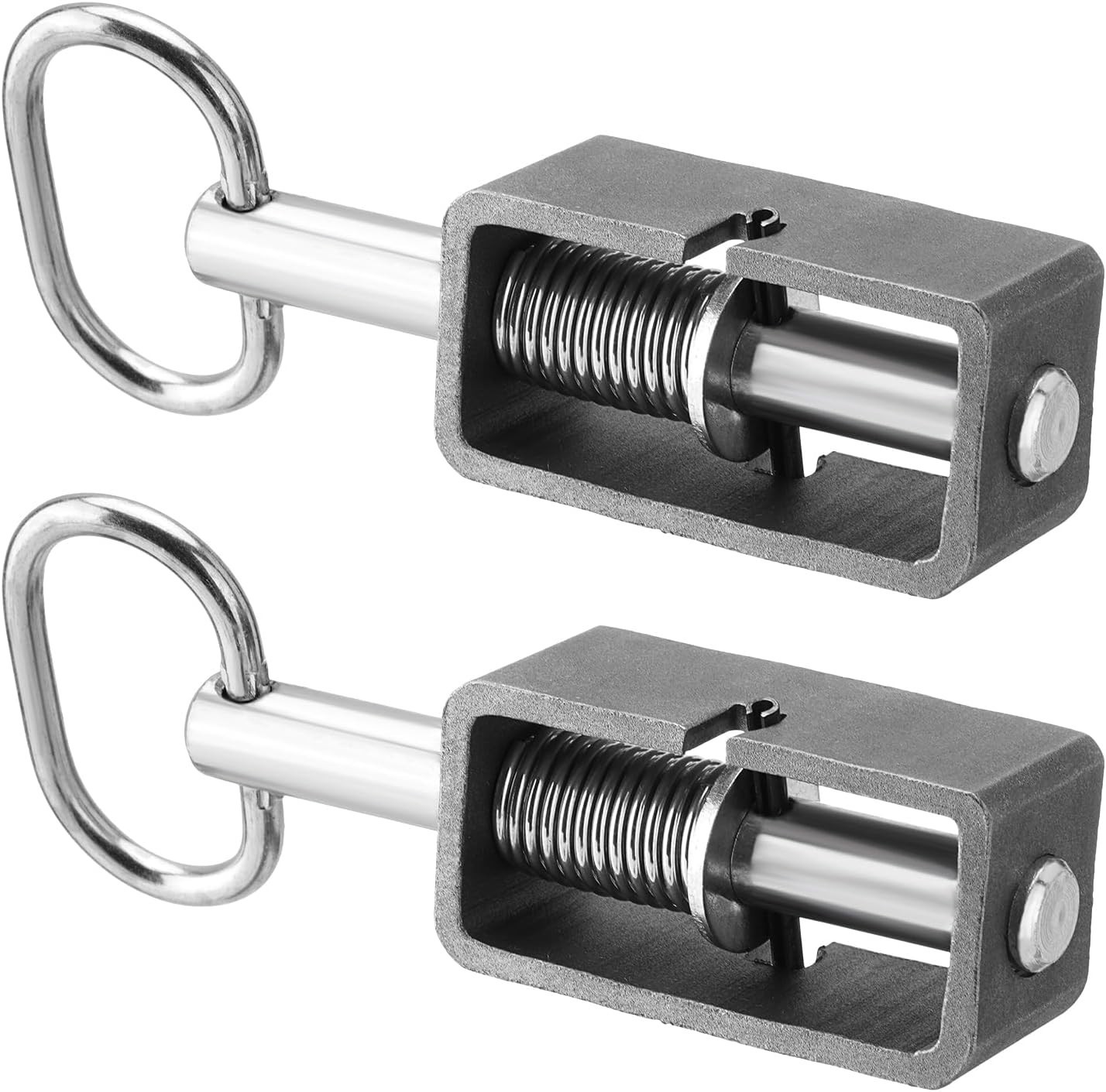 2pk 5/8″ Heavy Duty Weld-on Spring Latch Lock for Trailer Gate Barn Ramp Doors