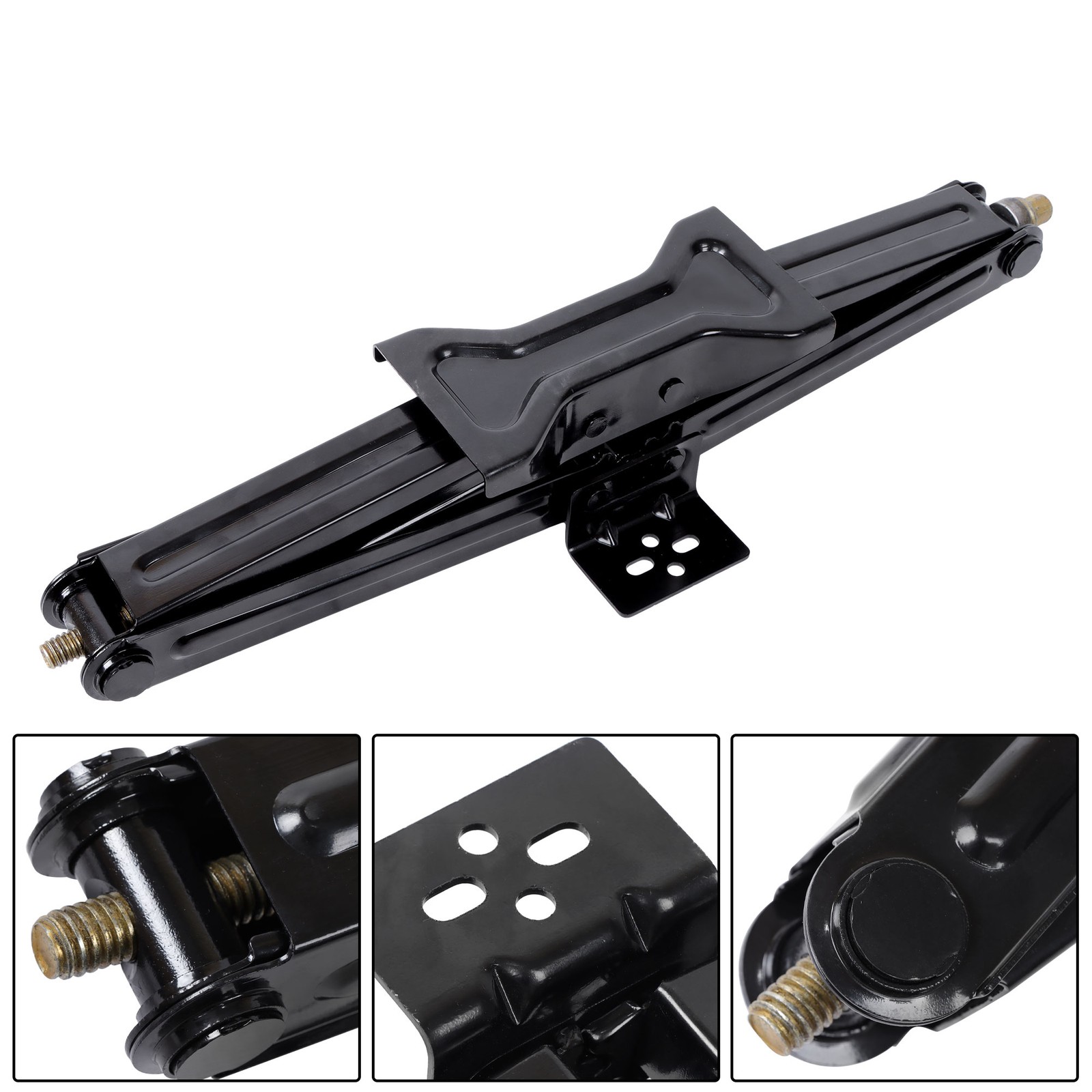 24inch 5000lbs Scissor Jack Kit For RV Camper Trailer Stabilizer Leveling 2Pcs