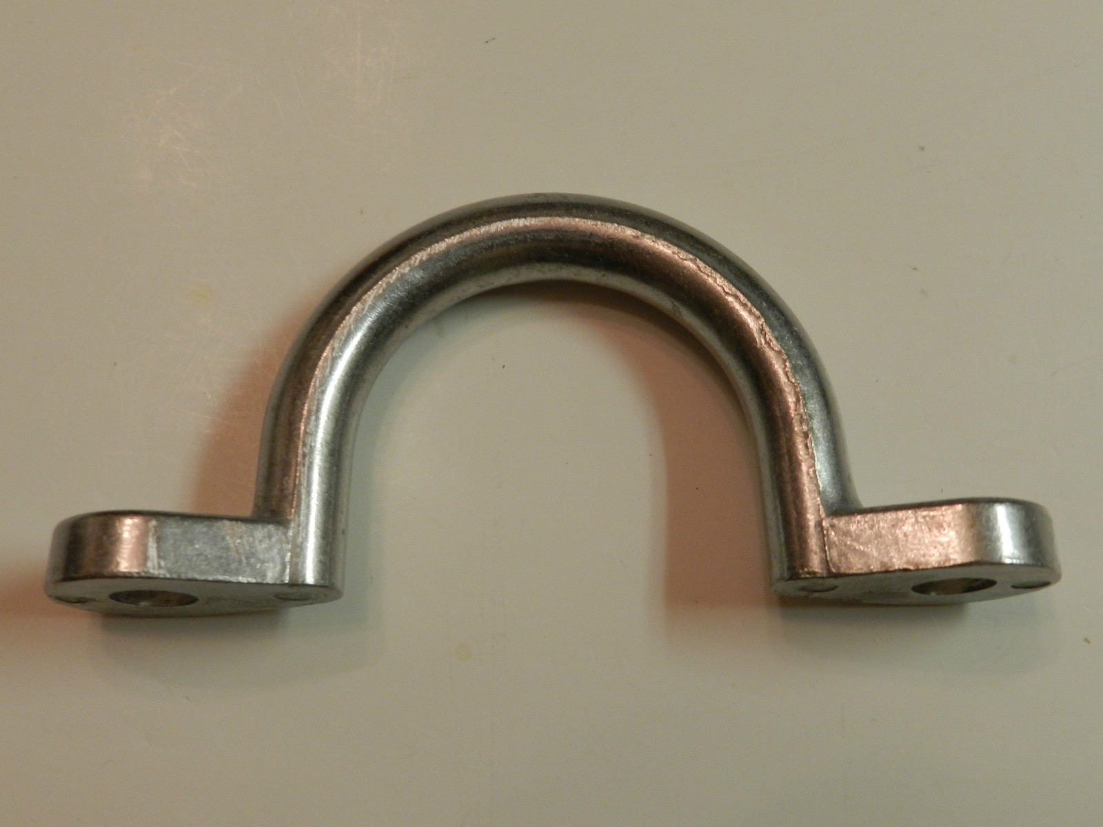 4 x Aluminum Rope Tie D Ring Cargo Horse Trailer Handle RV Camper Loop Bolt on