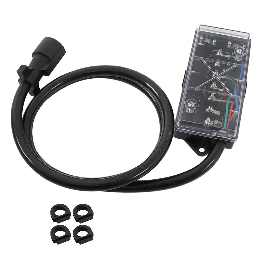 7 Way Trailer Plug Weatherproof Trailer Wiring Harness 7 Pin Trailer Connector