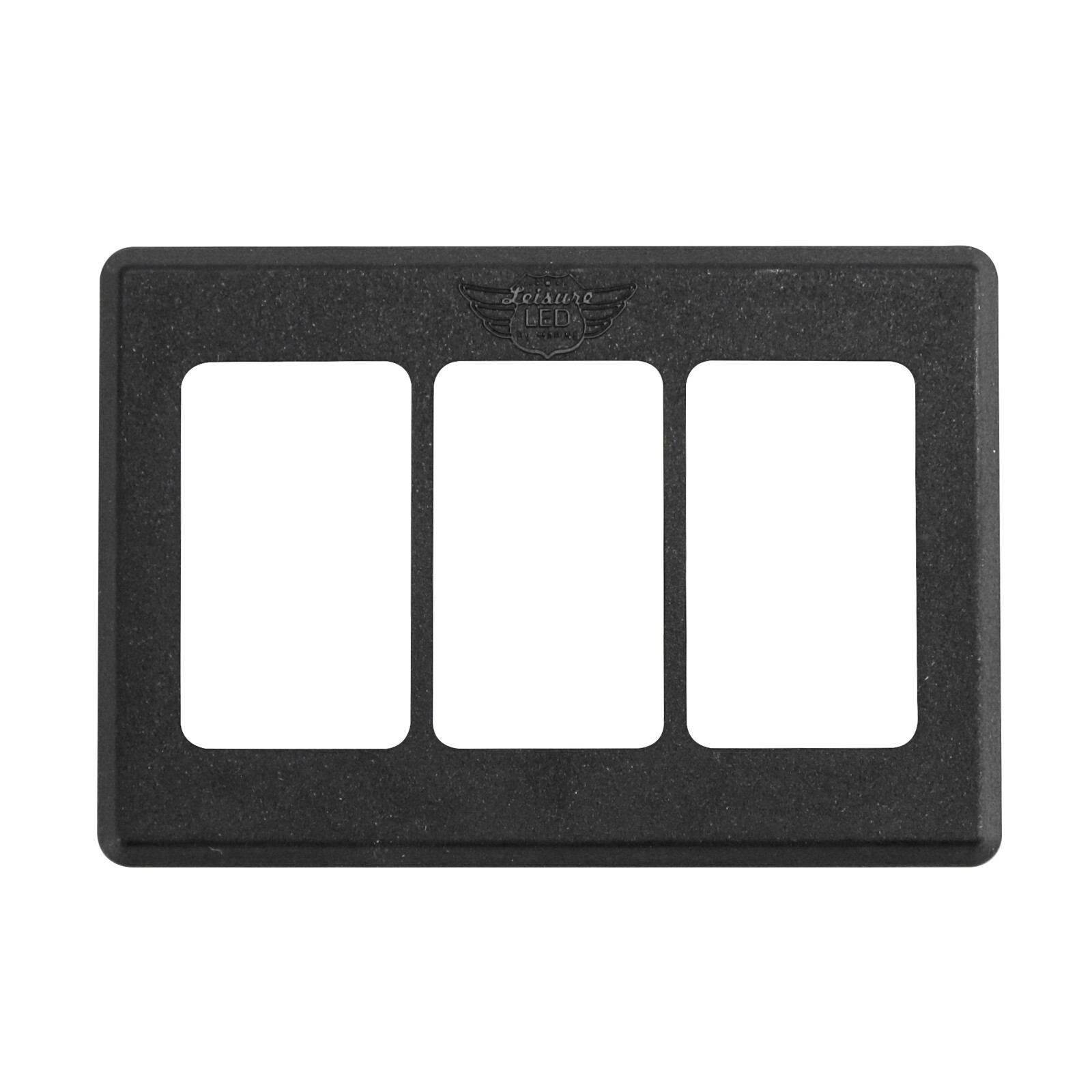 Single 3 Gang On-Off 12V Black Light Switch -RV Camper Trailer Marine Boat 12 V