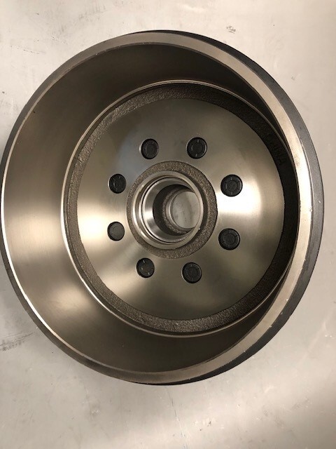 8k, 8000# Trailer Brake Drum for Grease replaces 008-285-08, ships same day!
