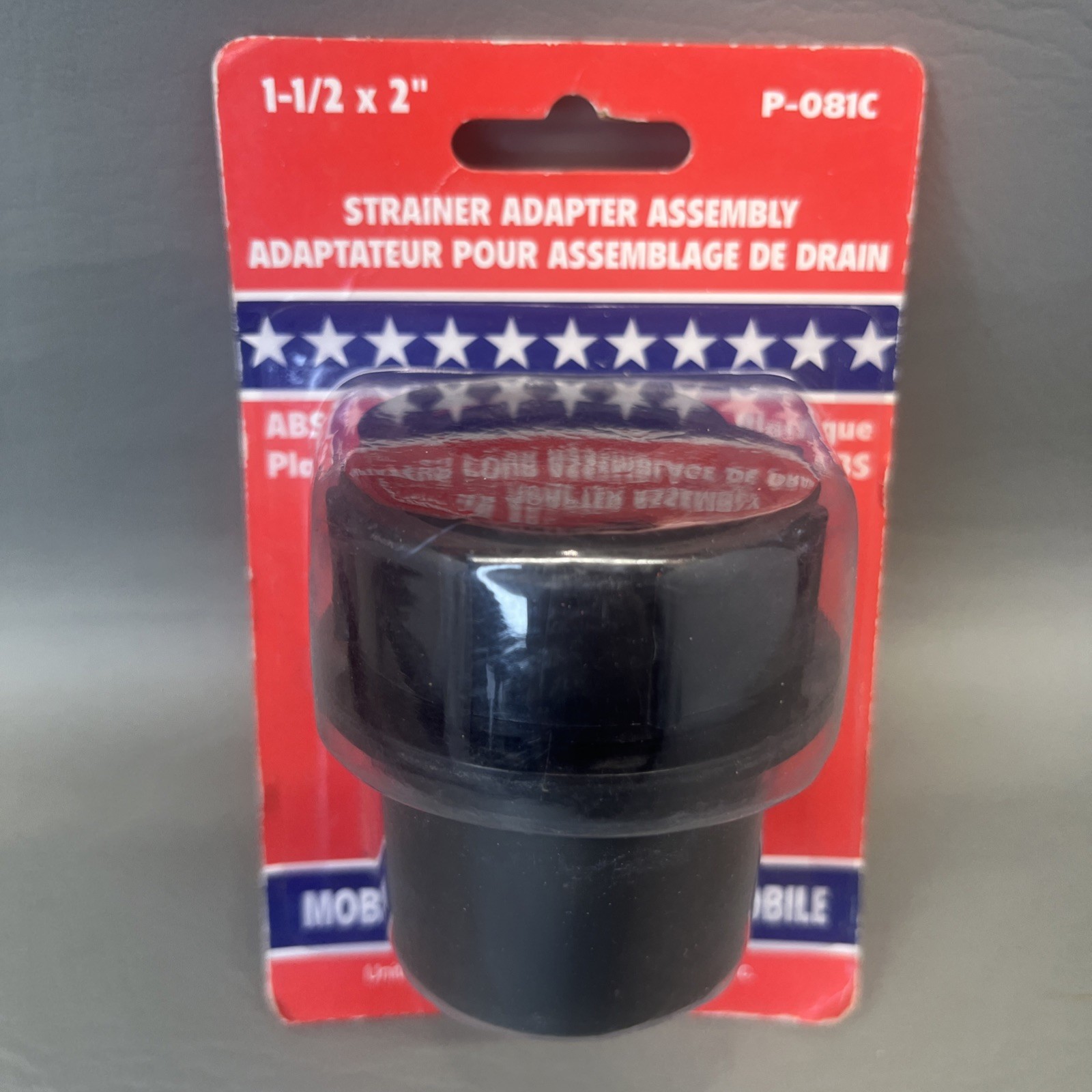 US Hardware P-081C Mobile Home 1-1/2 in. x 2 in. Strainer Adapter Assembly