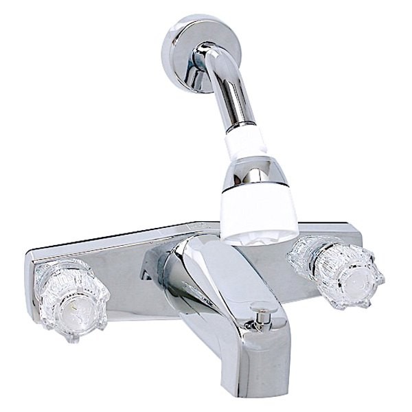 Lavatory Tub/Shower Kit Plastic Chrome Plated Low-Arc Lavatory Tub/Shower Kit w