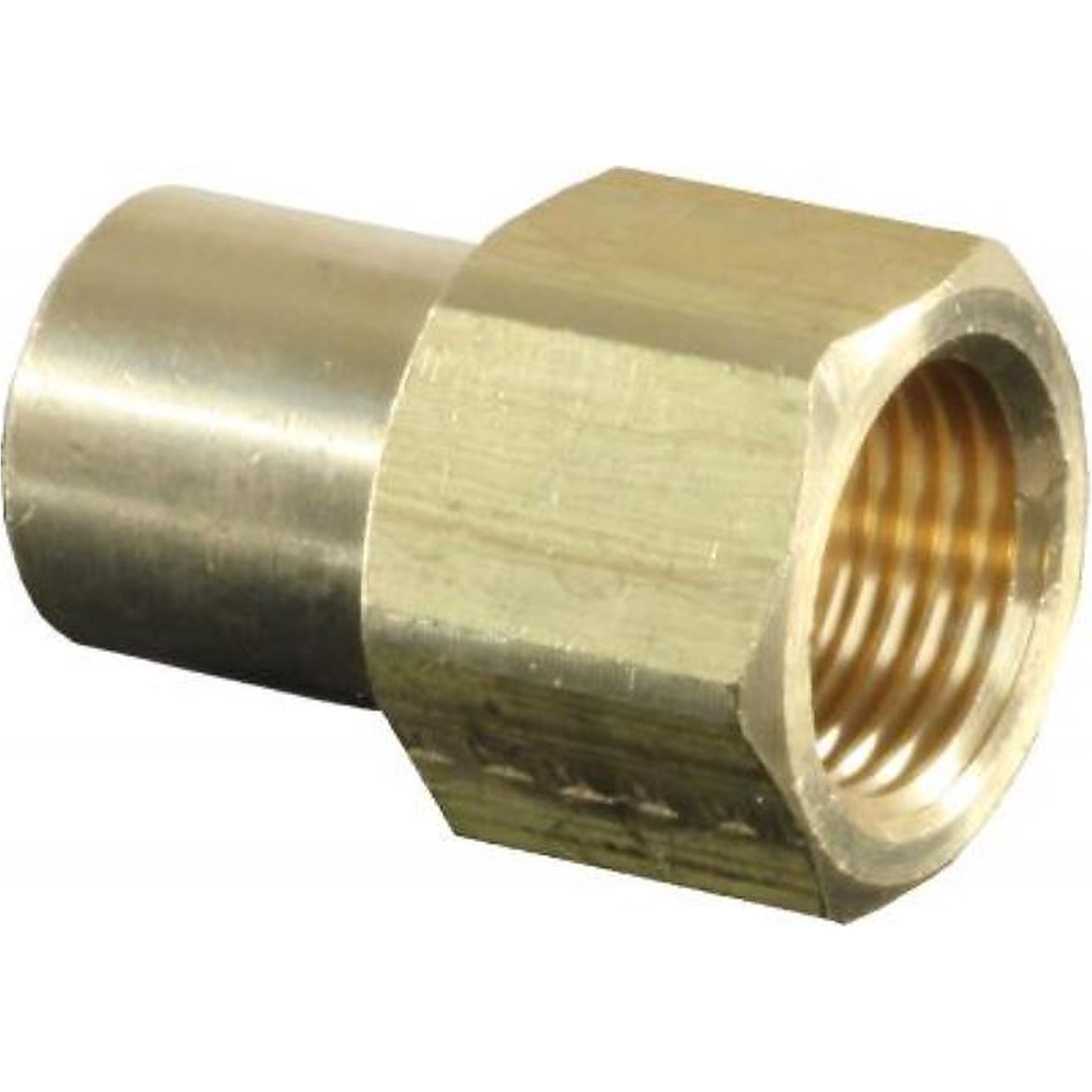 Propane Hose Connector 3/8 Female Flare To 1/4 Male Pipe Thread Brass Fitting