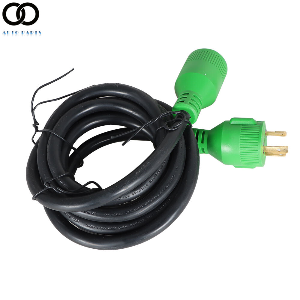 10 FT 30 Amp Generator Extension Cord NEMA L5-30P to L5-30R 3-Prong 125V 3750W
