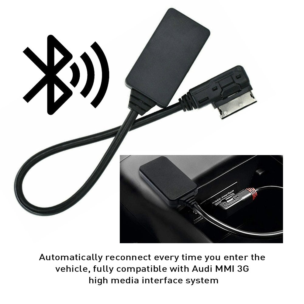 1-5X OE Style AMI MMI Bluetooth Music Interface AUX Audio Cable Adapter For Audi