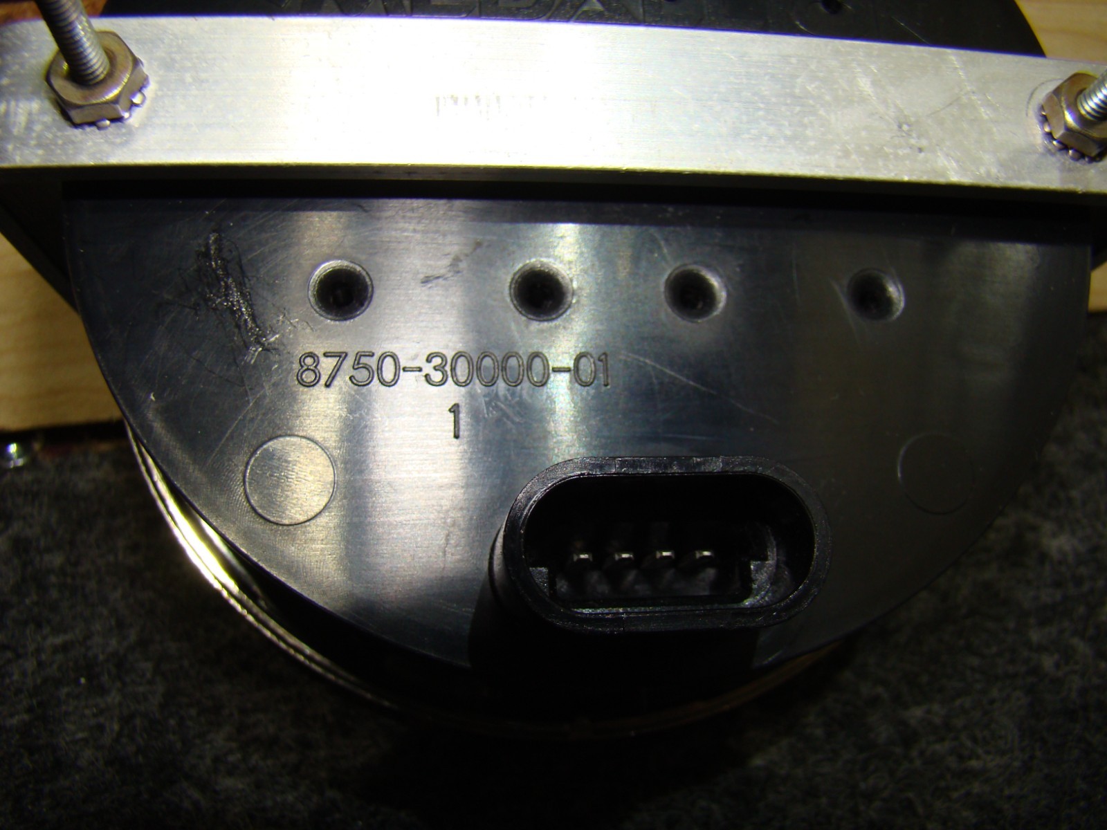 USED RV MEDALLION 4 IN 1 FUEL / TRANS / OIL / ENG DASH GAUGE P/N: 8653-50006-29