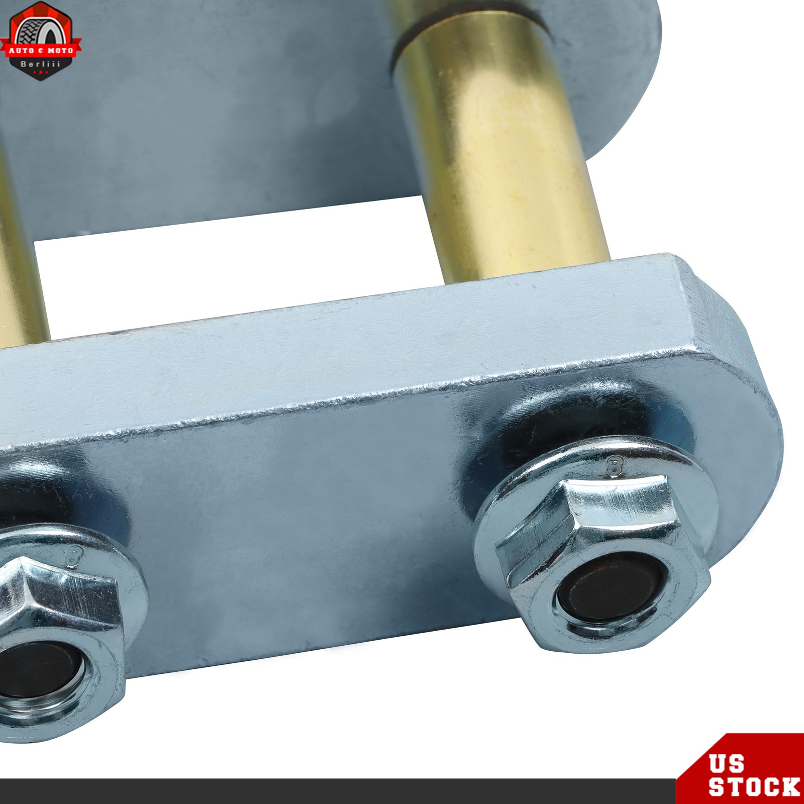 Heavy Duty Shackle Upgrade Kit Tandem Axle Pair UO12-016 Galvanized Bushings Kit