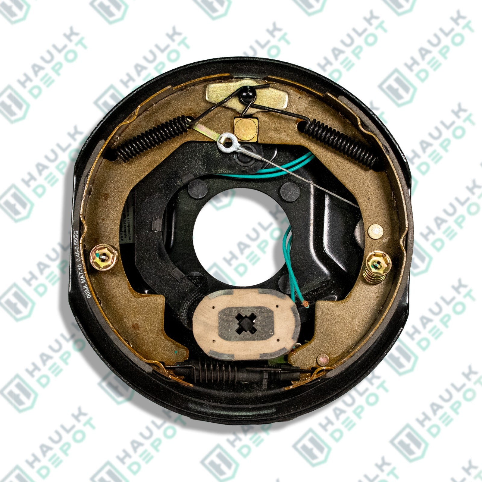 Set of 2 Electric Trailer Brake Self Adjustment, 10″ x 2.25″ 4-hole mounting