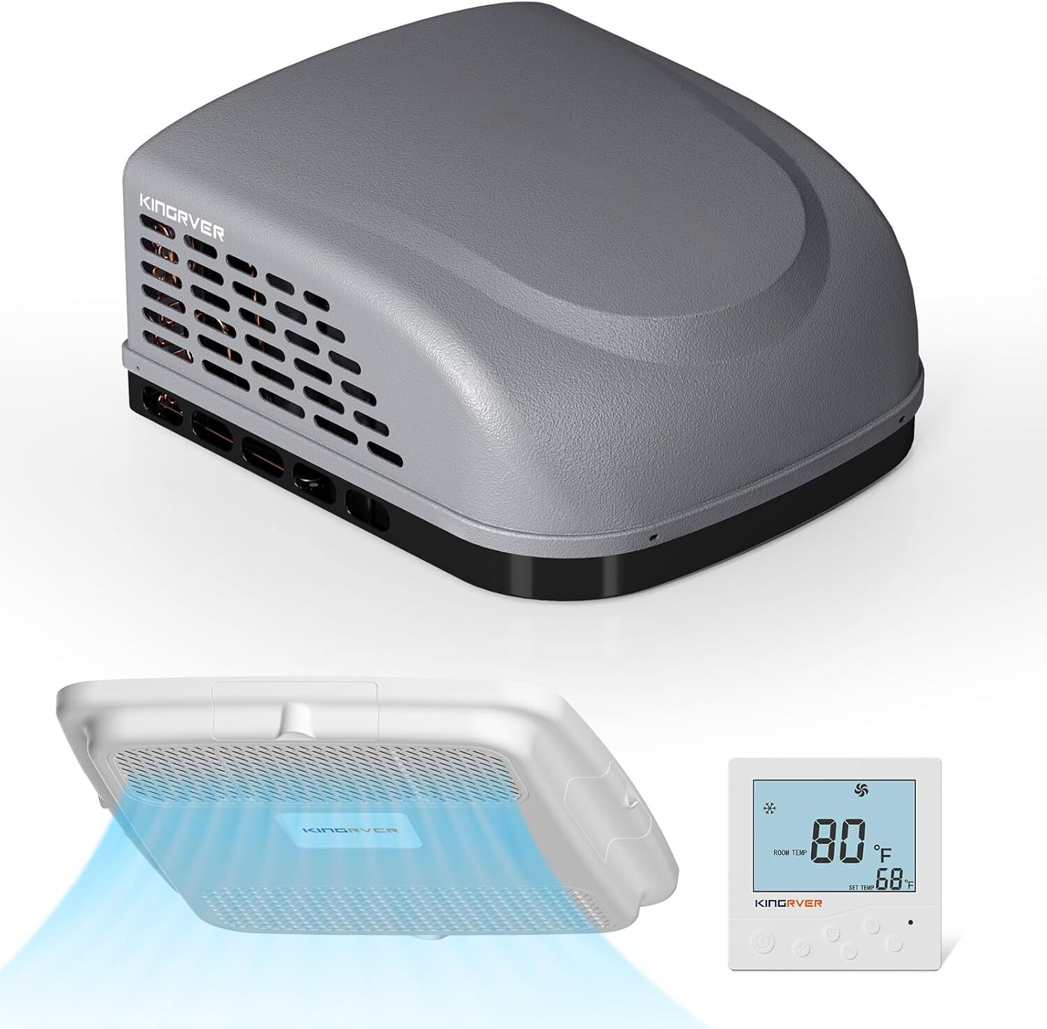 15000BTU RV Air Conditioner Non-Ducted Camper Rooftop AC Unit – 2 Options NEW