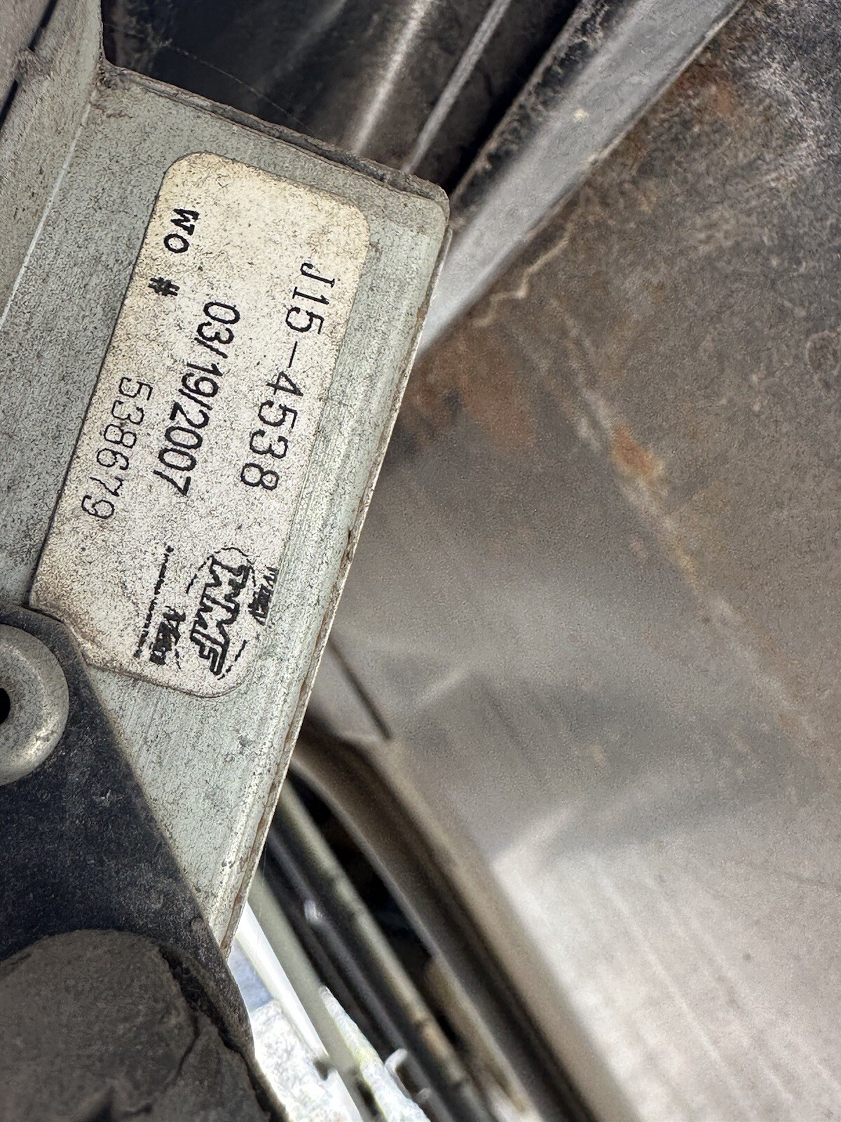 Rv Left side Luggage Storage Door #3 off 2007 Fleetwood providence 45 1/2 x 31