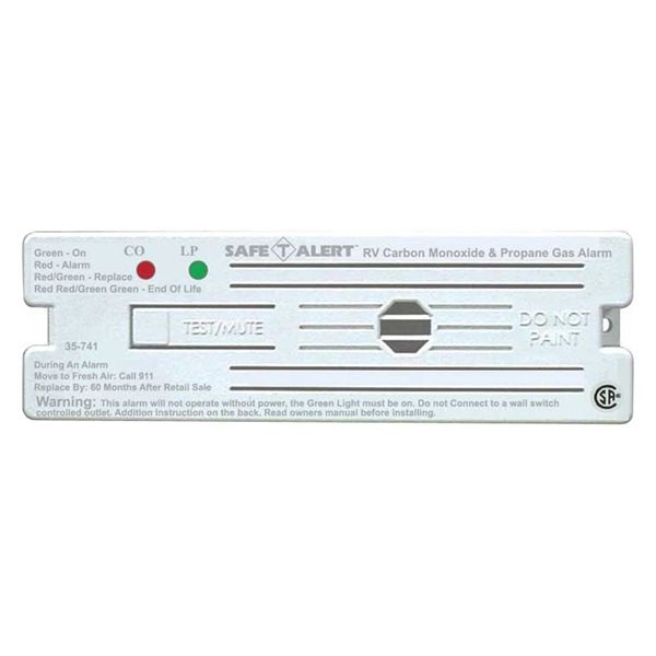 Safe-T-Alert 35-741-WT 35 Series White Surface Mount CO/LP Gas Alarm