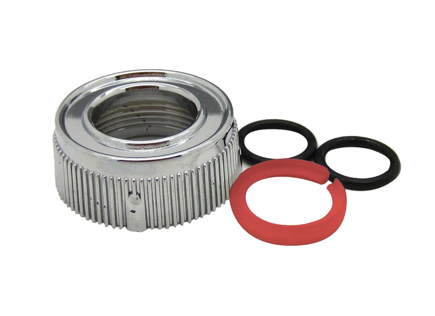Dura Faucet DF-RK510CP RV Faucet Spout Nut and Rings Replacement Kit- Chrome