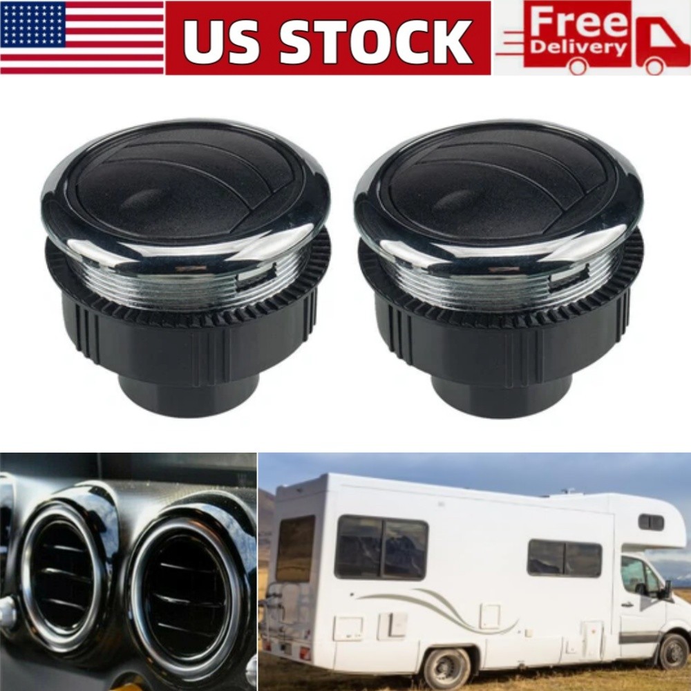 Universal 46mm Round A/C Air Conditioning Outlet Vent Fit For RV Bus Boat Yacht