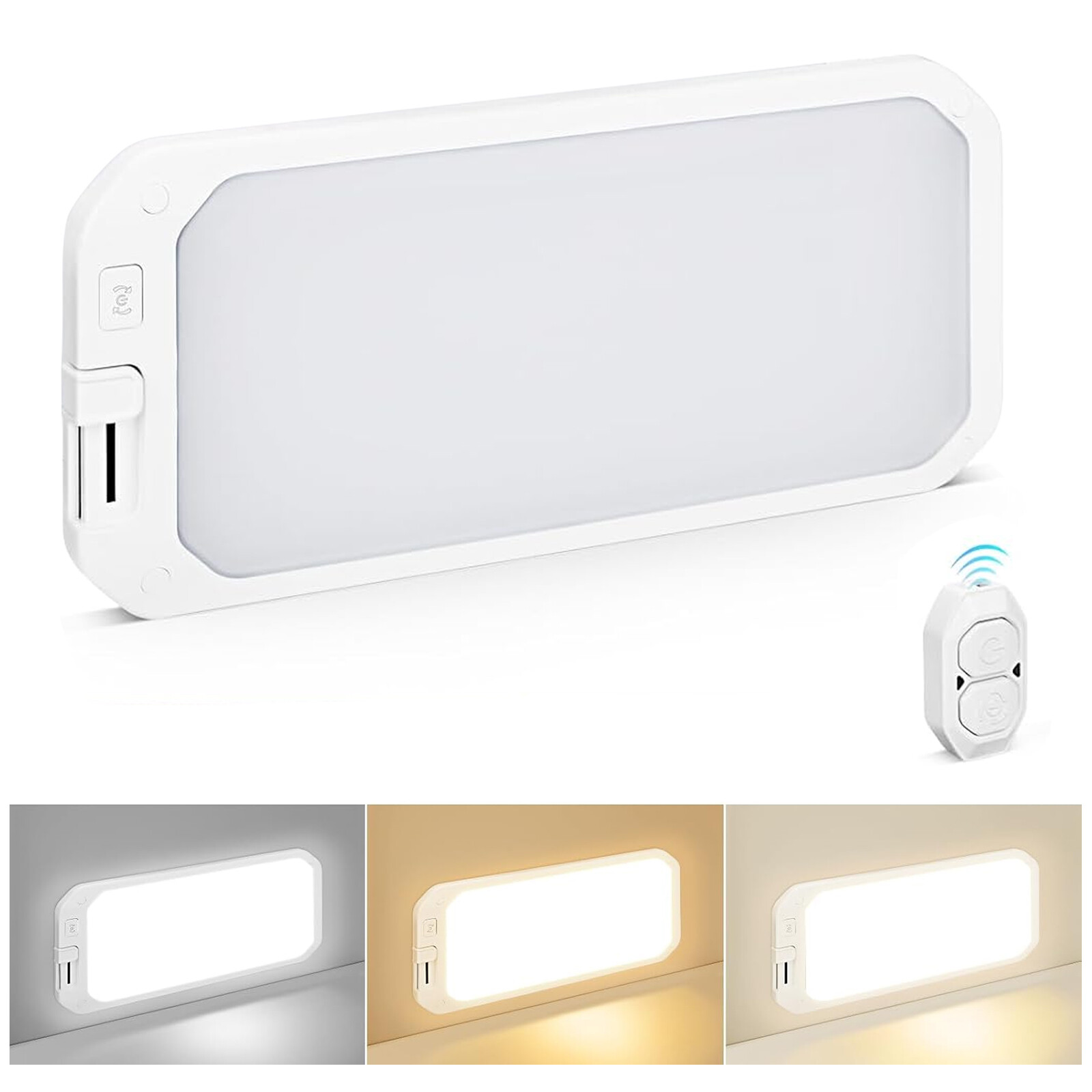 Roof Ceiling Interior LED Light 12V Camper Van Bus Boat Caravan Dome Lamp White