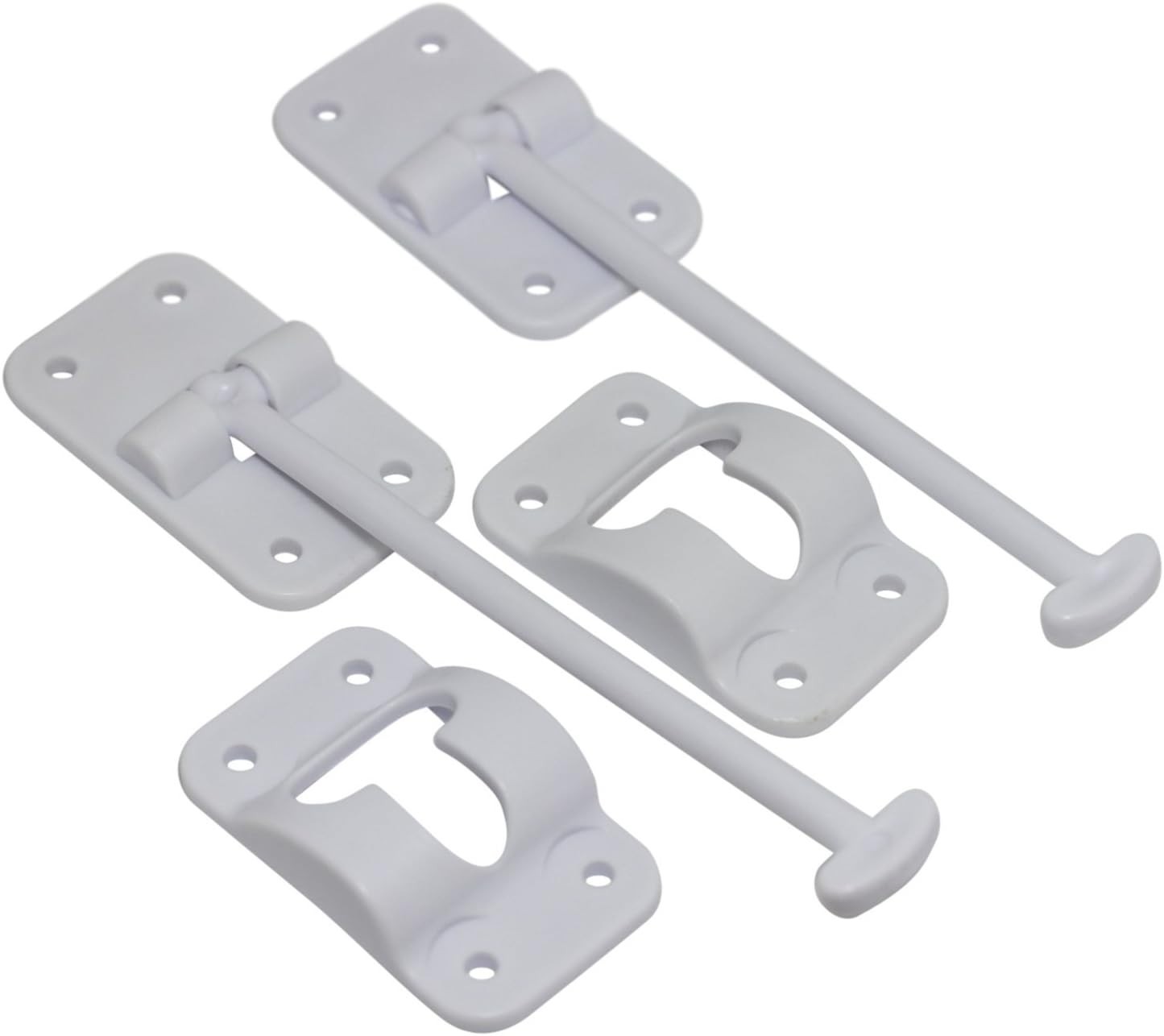 2 Pack: RV T-Style Door Holder Catch 6″ for Latch Holder Camper Trailer Cargo…