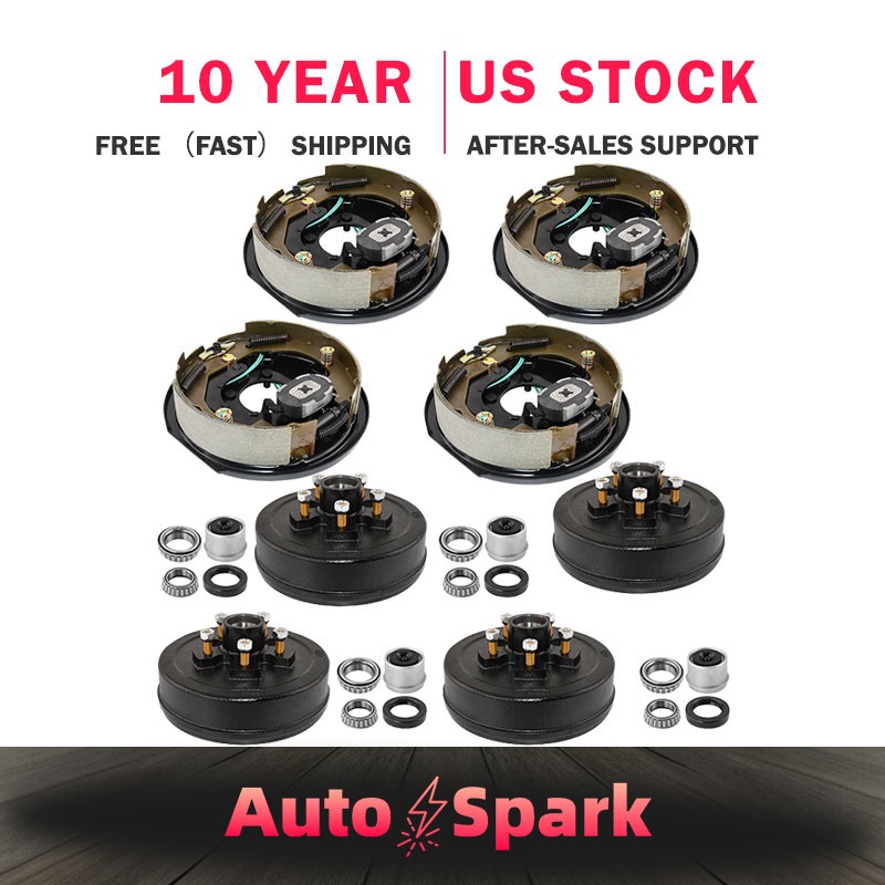 Trailer 5 on 5 Hub Drum Kits with 10″X2-1/4″ Electric brakes for 3500 lbs axle