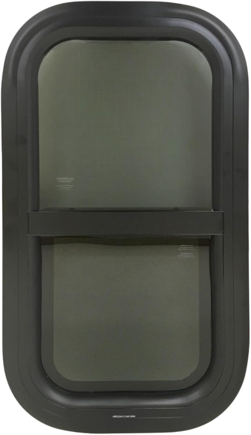 RV Window 12″ x 22″ Premium | COMPLETE Install kit included | Vertical Sliding
