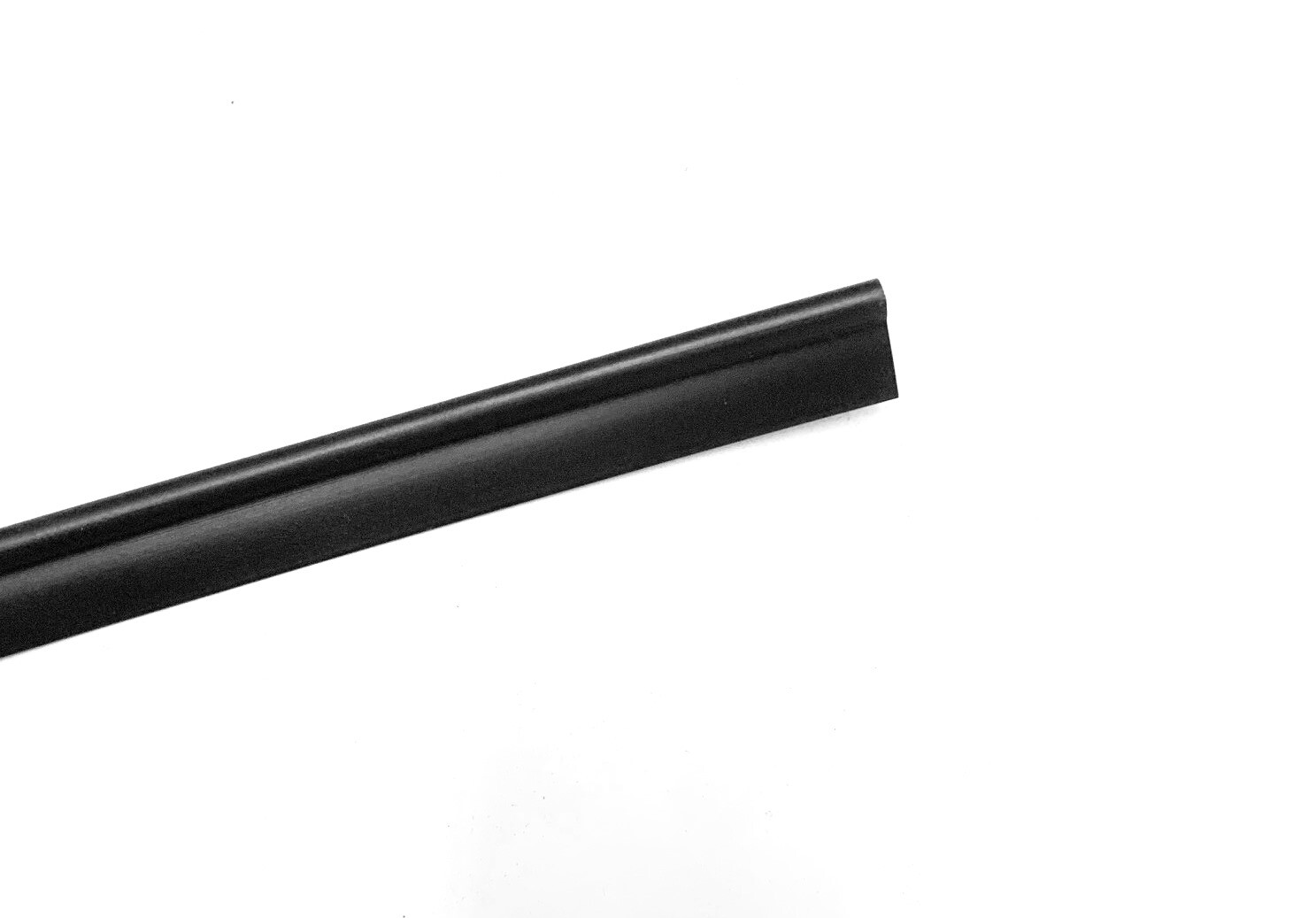 10 ft Black 1/4″ Hollow Bead Welt Vinyl Trailer RV Cabinet Wall Corner Trim 0.25