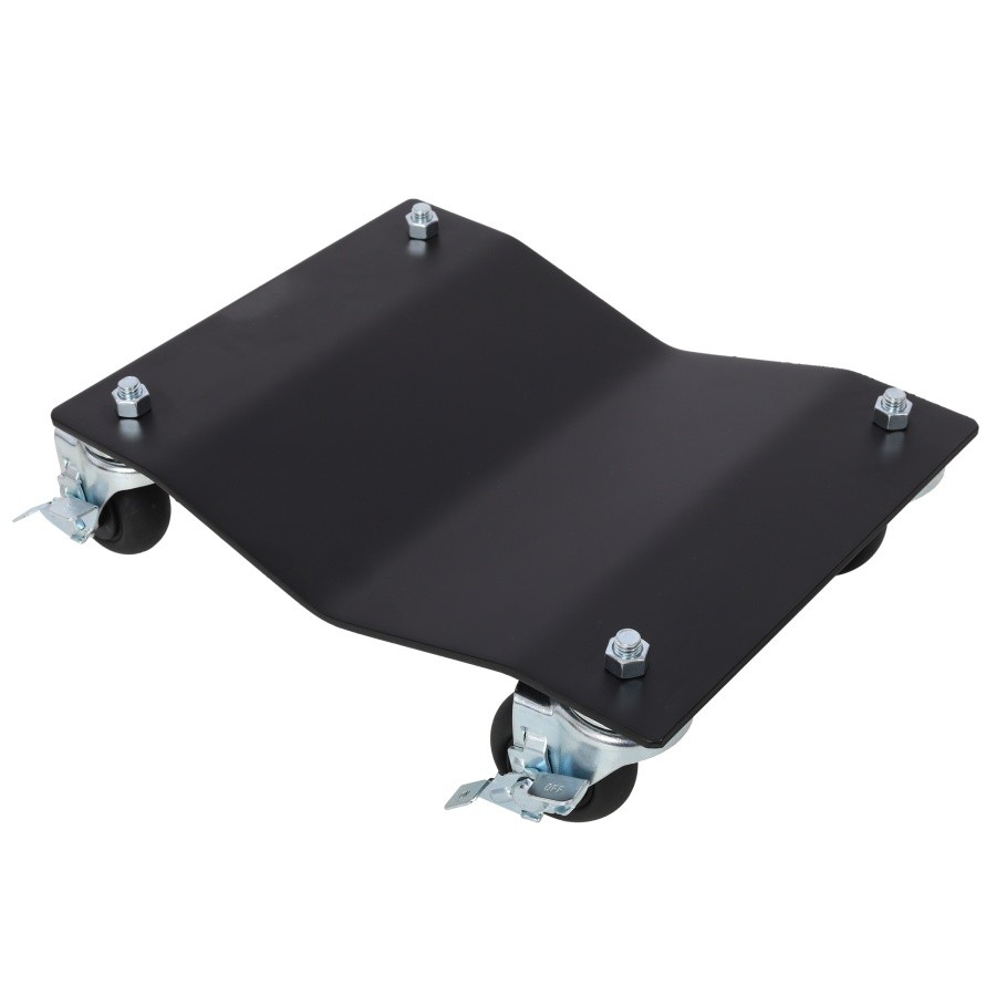 2x 2500lbs Professional Vehicle Dollies, Wheel Dolly Steel Tire Skates