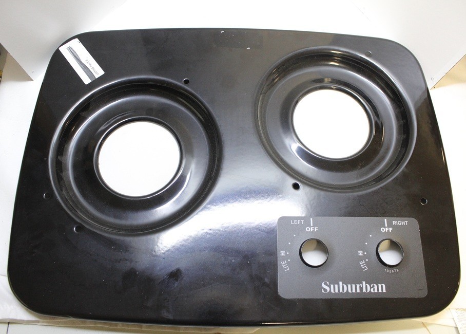 Suburban Black 2 Burner Replacement Cooktop SDN2