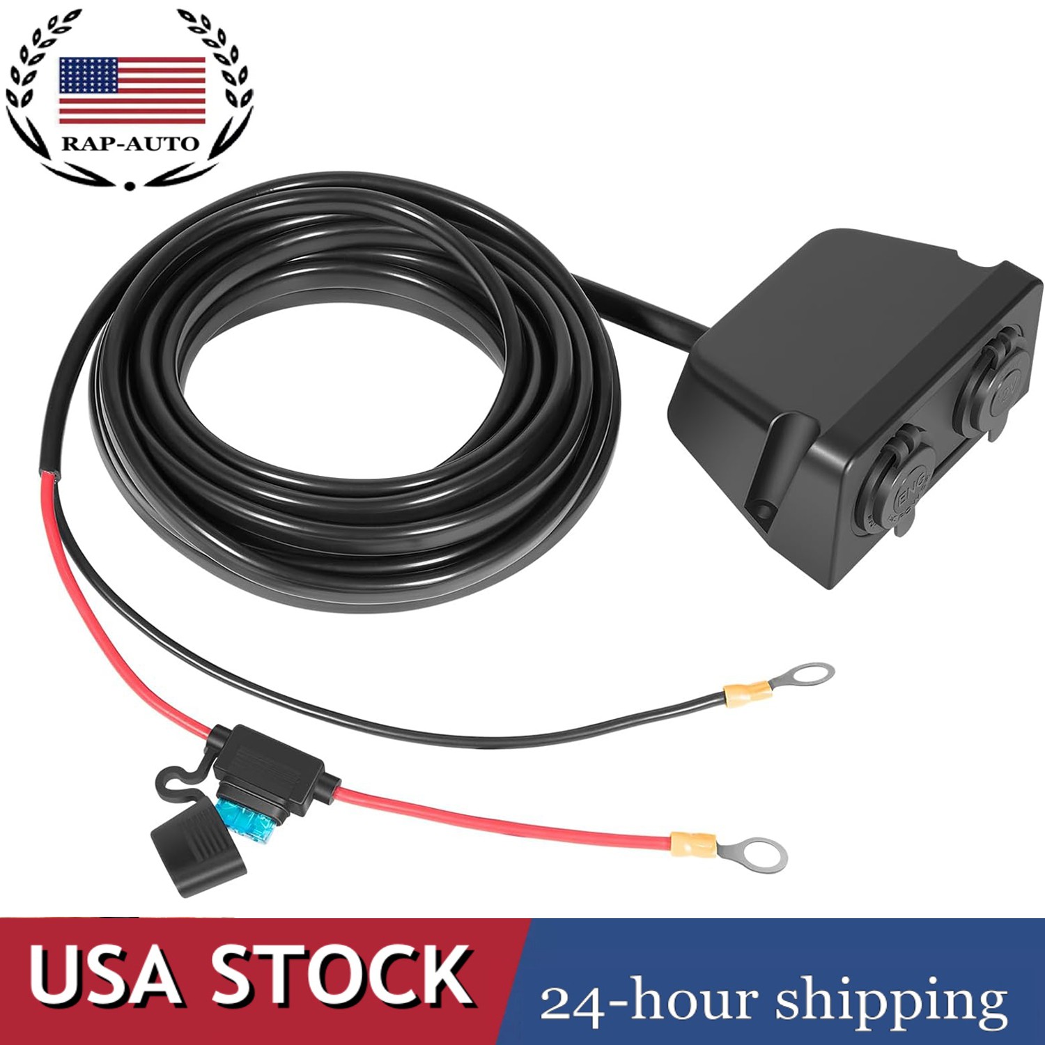 Replacement for Dometic RV/Vehicle HWK-DC Hardwiring Kit,10AWG Wiring,12V/24V