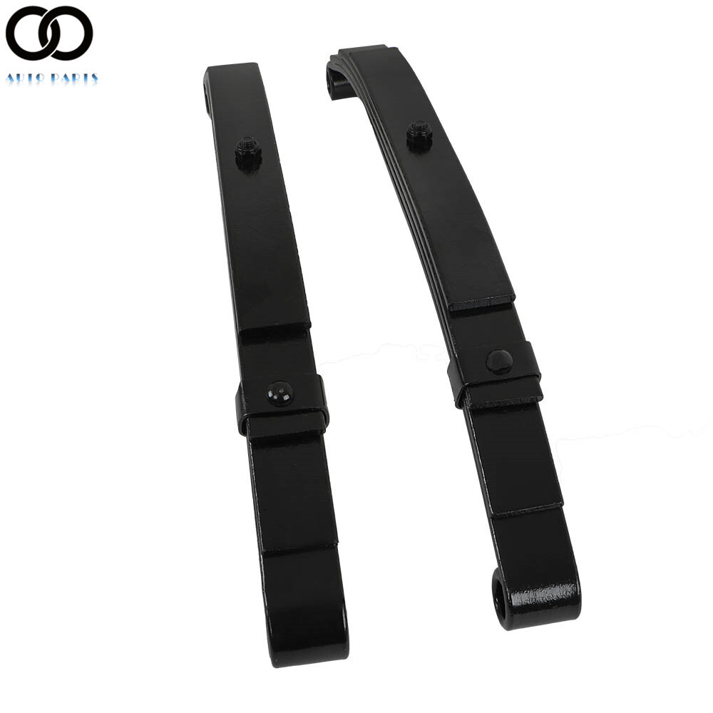 2PCS Trailer Leaf Spring 4 Leaf Double Eye 2500lbs Cap Per For 5000lbs Axle