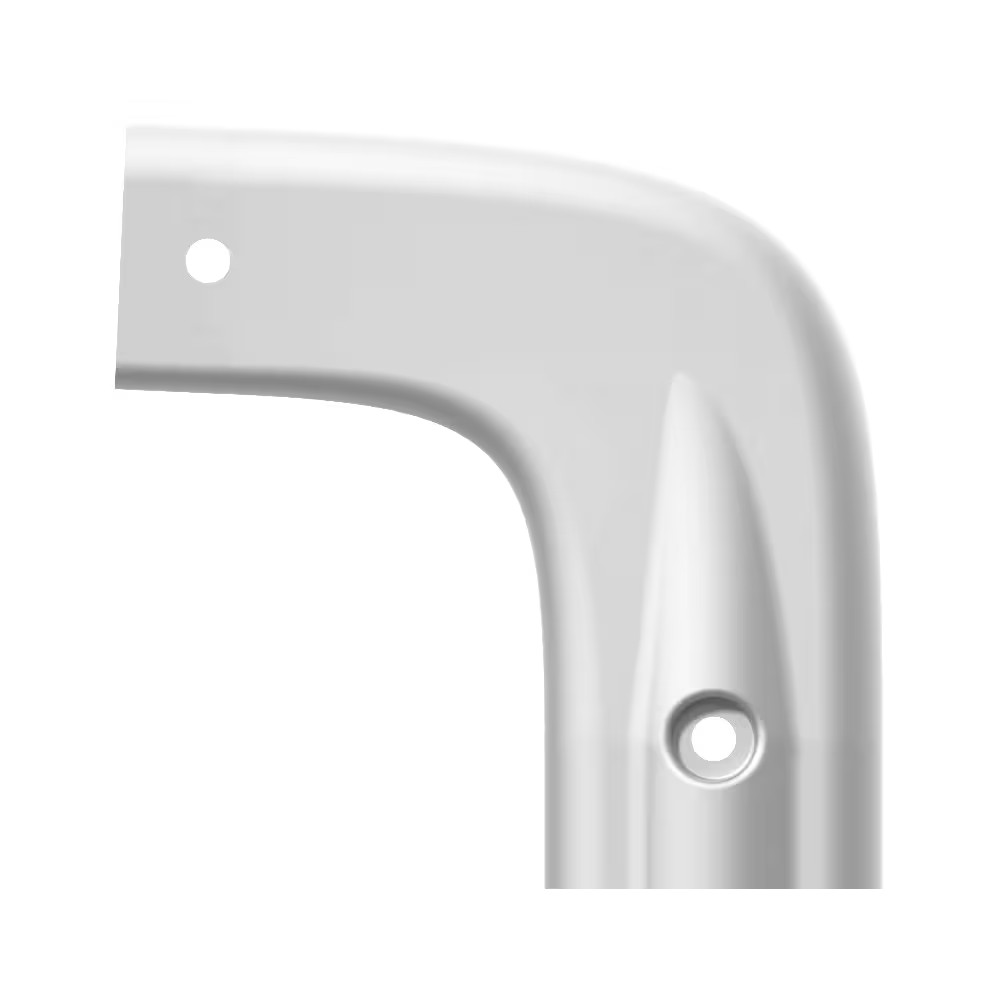 B&B Molders Top Right Rear Corner Extrusion Cover, Polar White