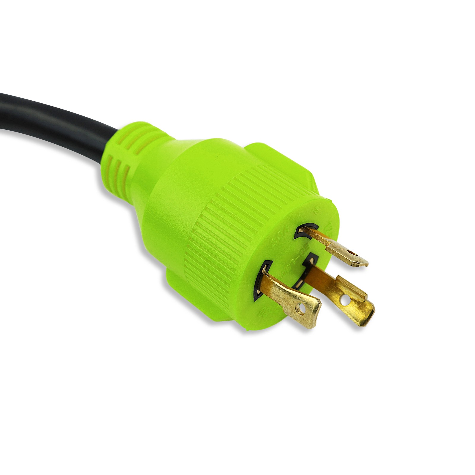 Generator Adapter Cord 18″ 3 Prong Power Cable 10/4 Tri 15 Amp Adapter Plug