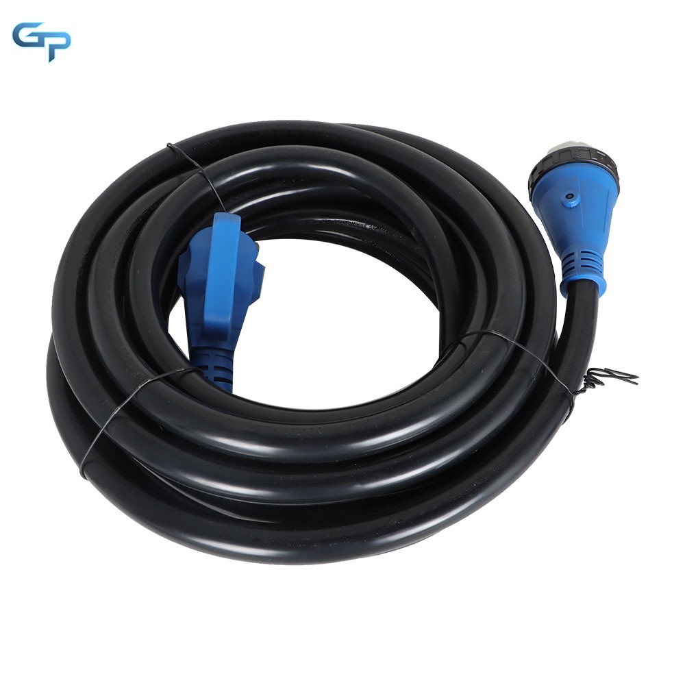 50 Amp Generator Cord and Power Inlet Box 30 FT 125V / 250V