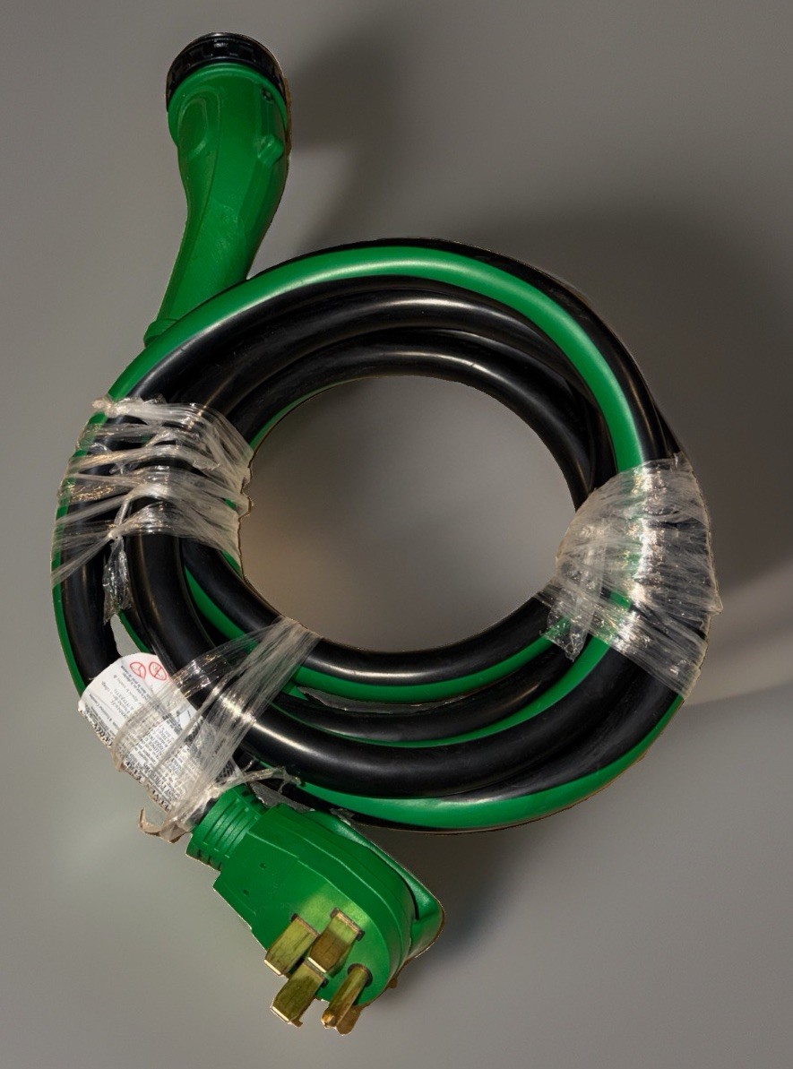 30Amp To 50amp Twist lock Extension 25ft With LED Indicator Heavy Duty