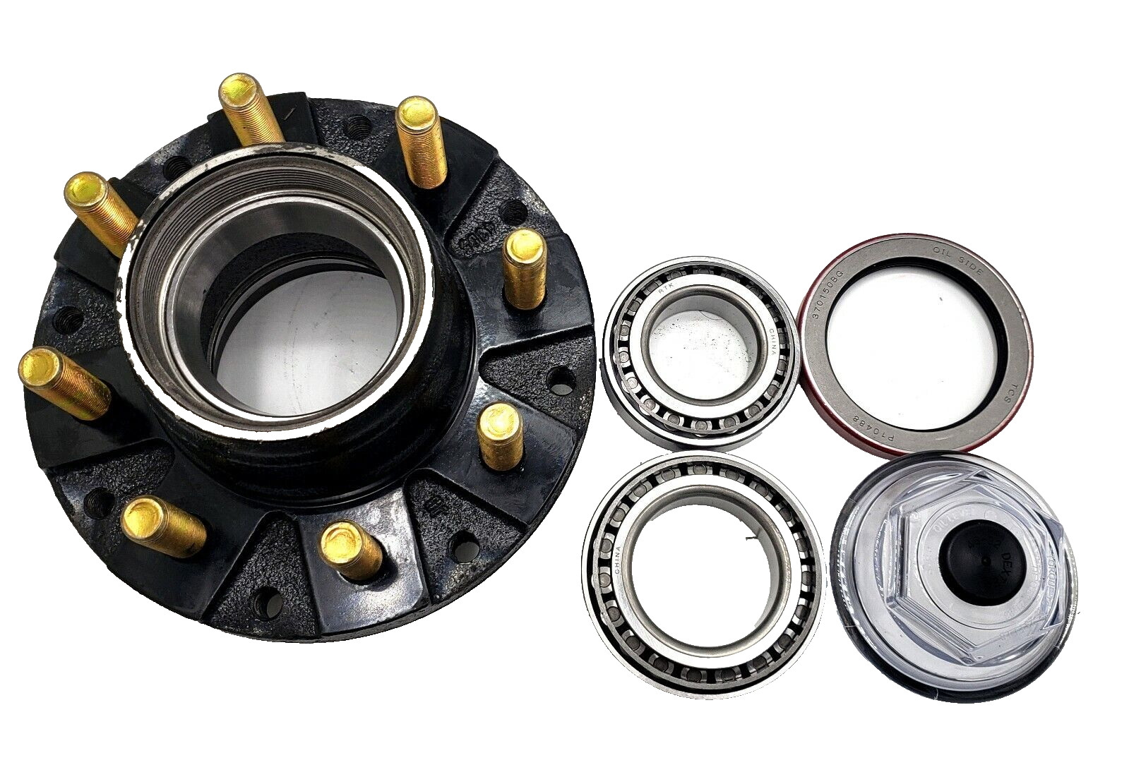 Trailer Axle Oil Bath Hub 10K GD RP008-430-03 8×6.5 Kit 9-123 Fits Dexter