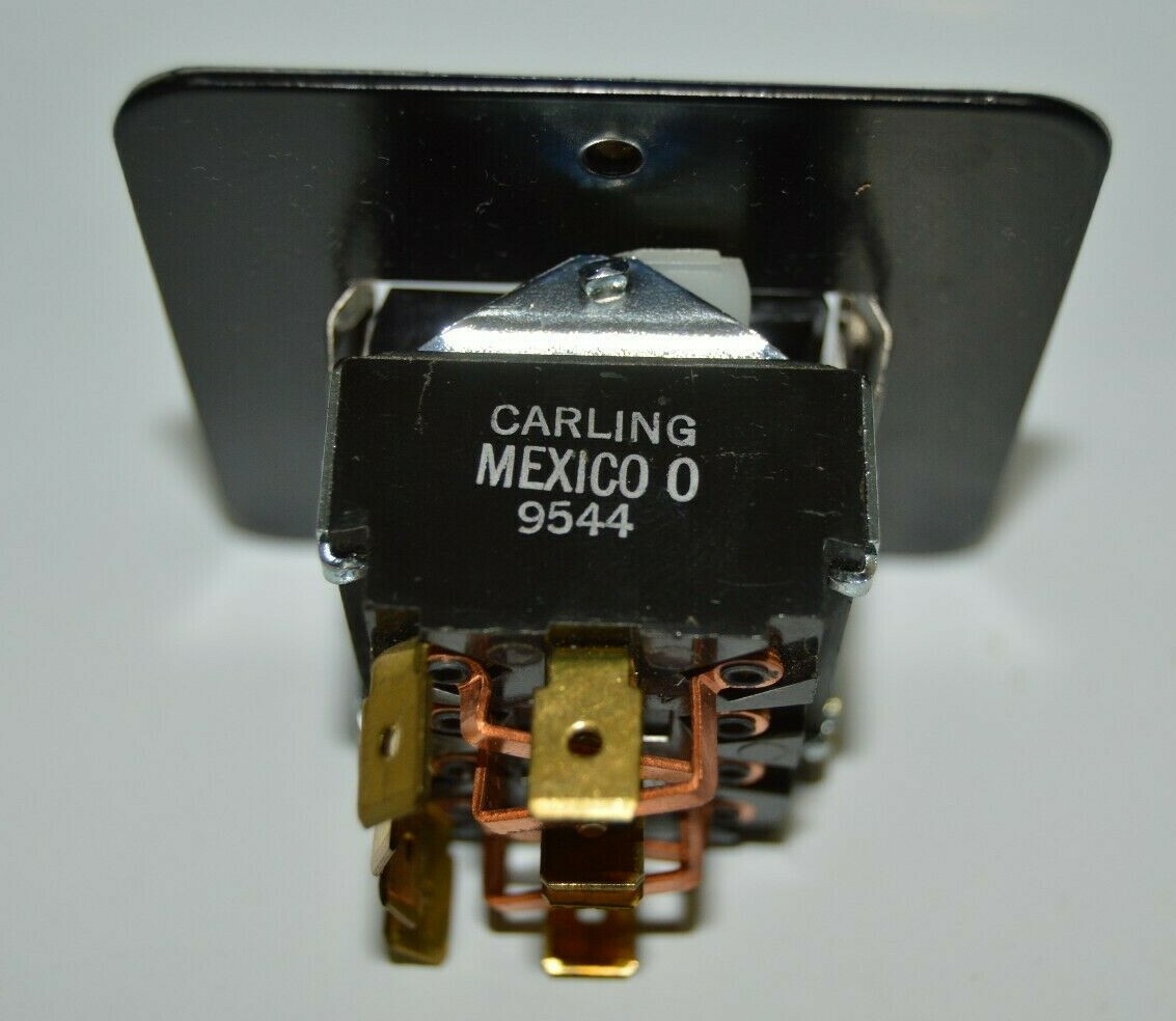 CARLING® 9544 TV/RADIO 12V TOGGLE SWITCH RV, Motorhome, Camper, Snap-In, NEW