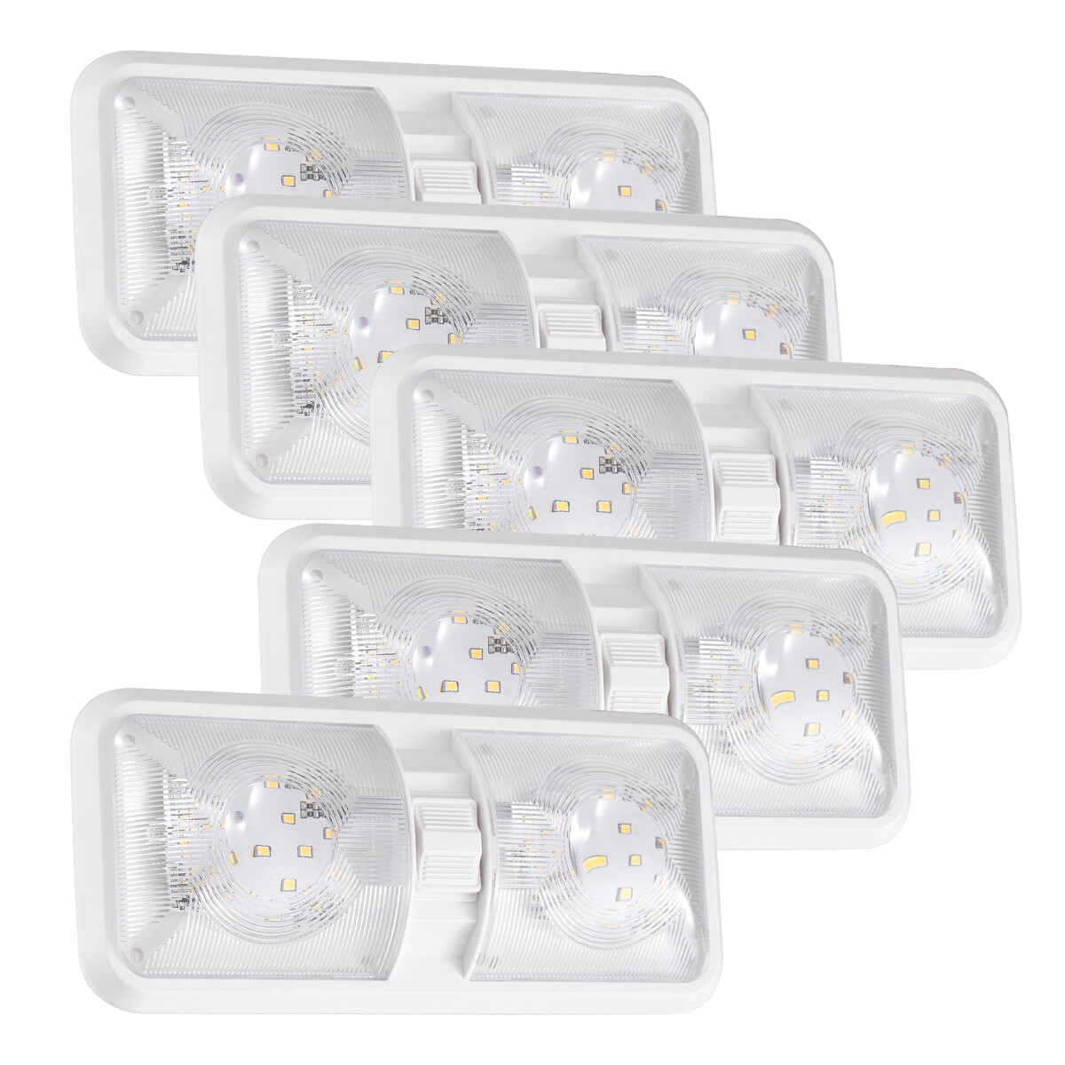 1-5 PCS 12V Led RV Ceiling Dome Light RV Interior Lighting for Trailer Camper US