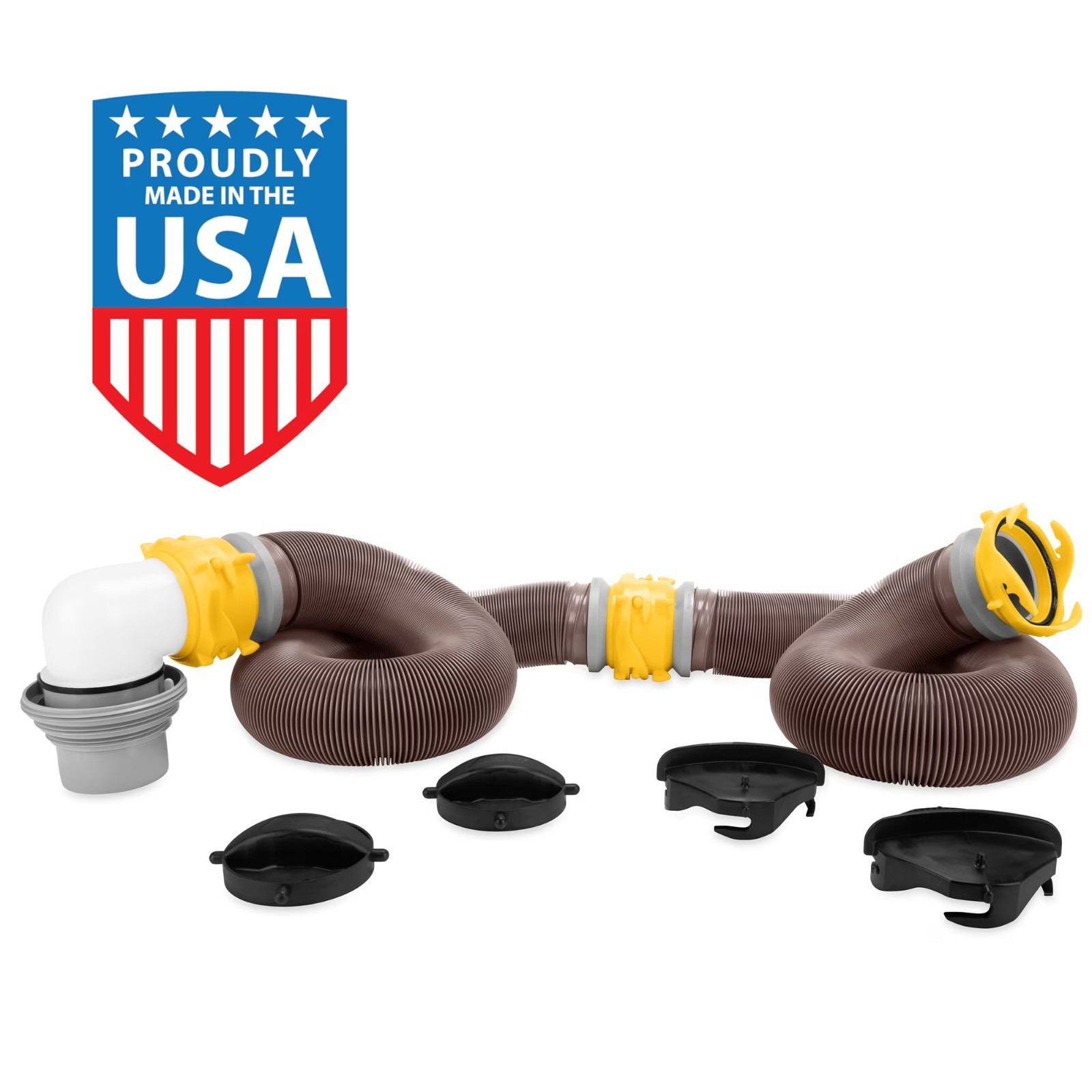 Camco Revolution 360 Heavy-Duty 20-Foot Camper RV Sewer Hose Kit, FREESHIPPING