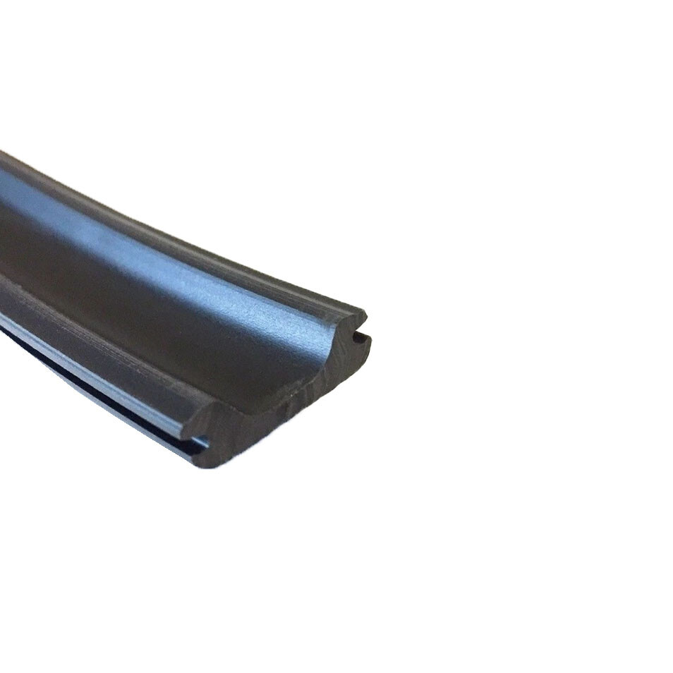 Black RV Marine Vinyl 1/2″ Insert Thin Trim Mold Flexible Screw Cover 10 ft