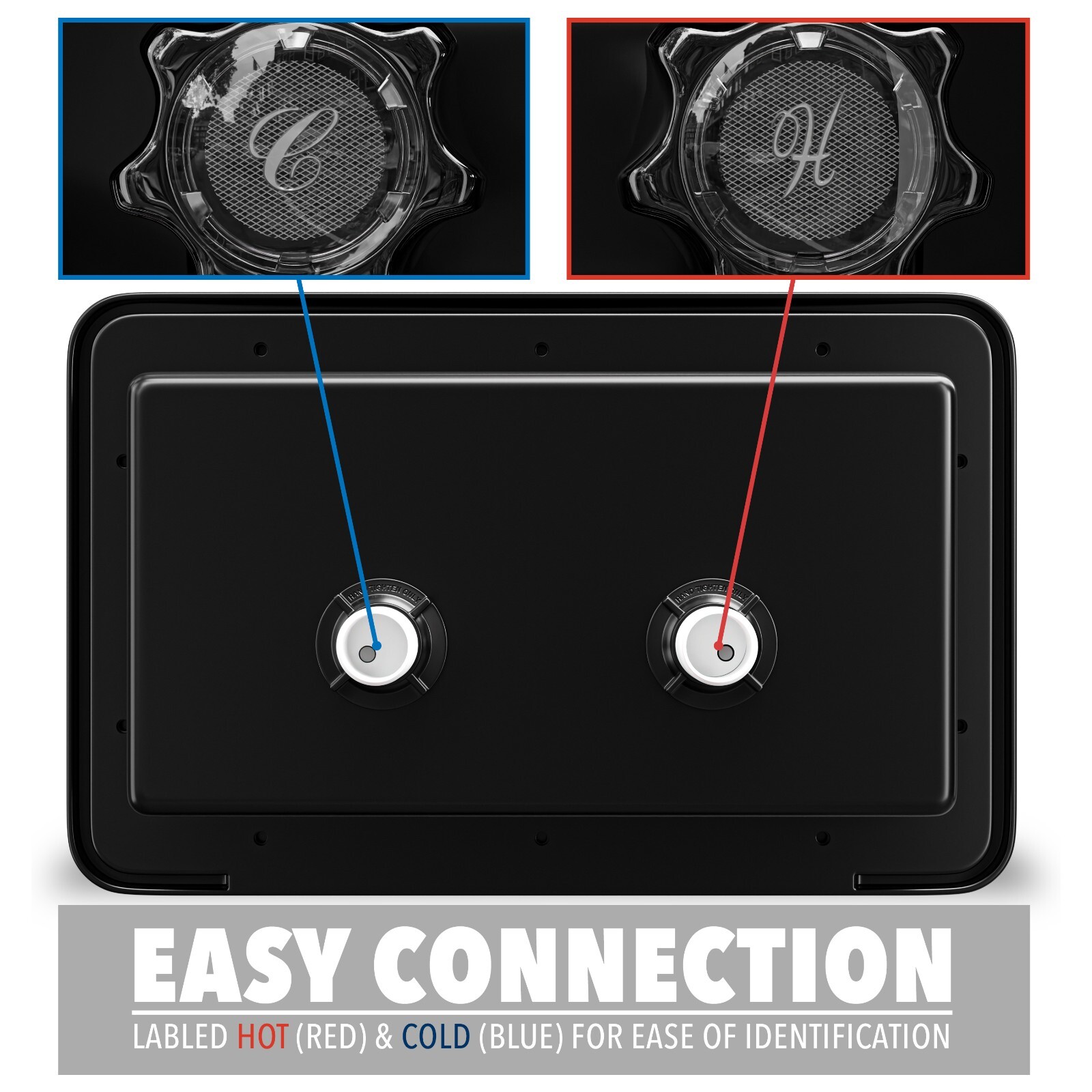 RV Exterior Shower Box Kit Cowboy Shower Outside Faucet with Lock NEW LCW