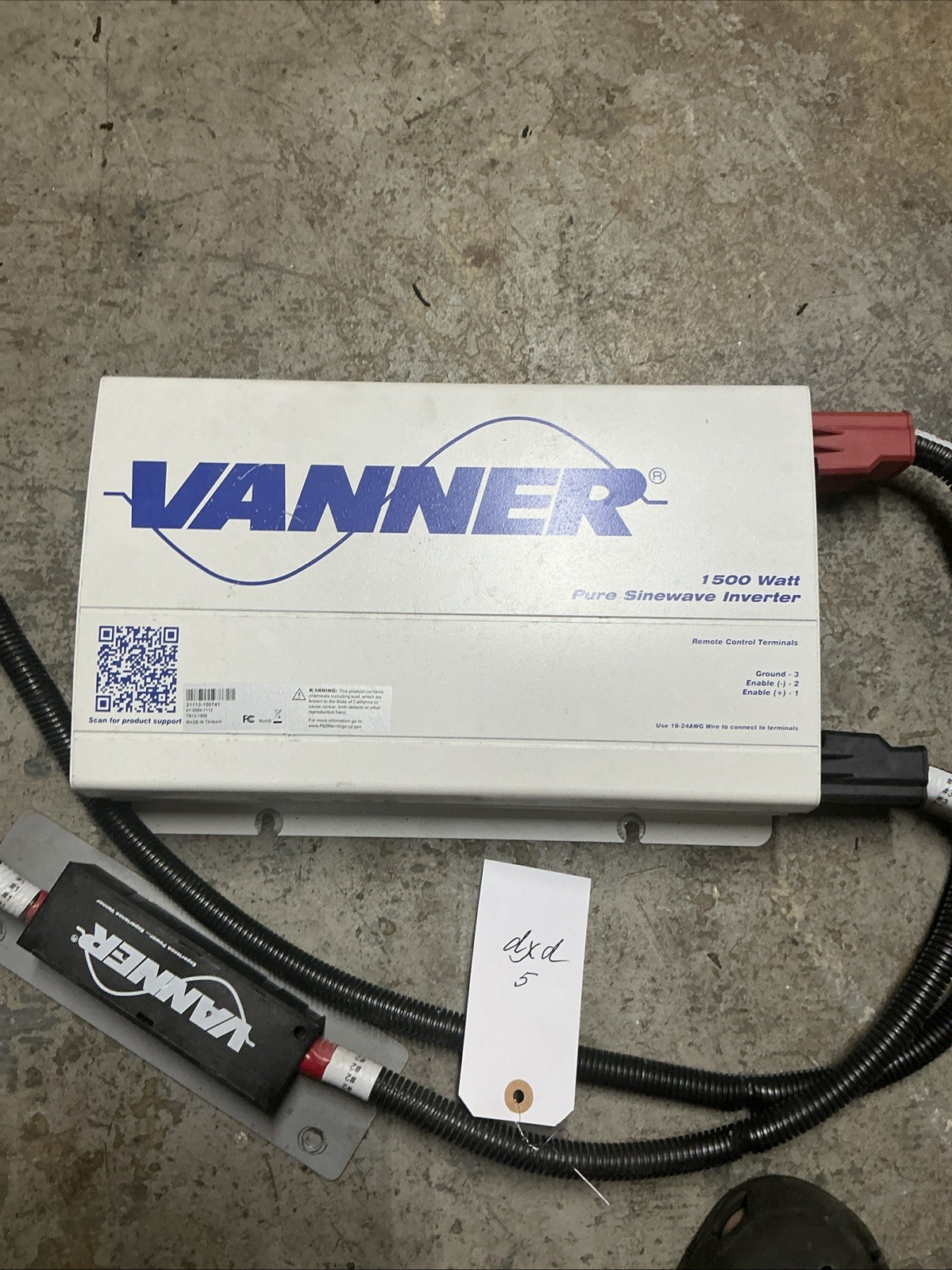 Vanner High Frequency Inverter 12v 1500w #TS12-1500