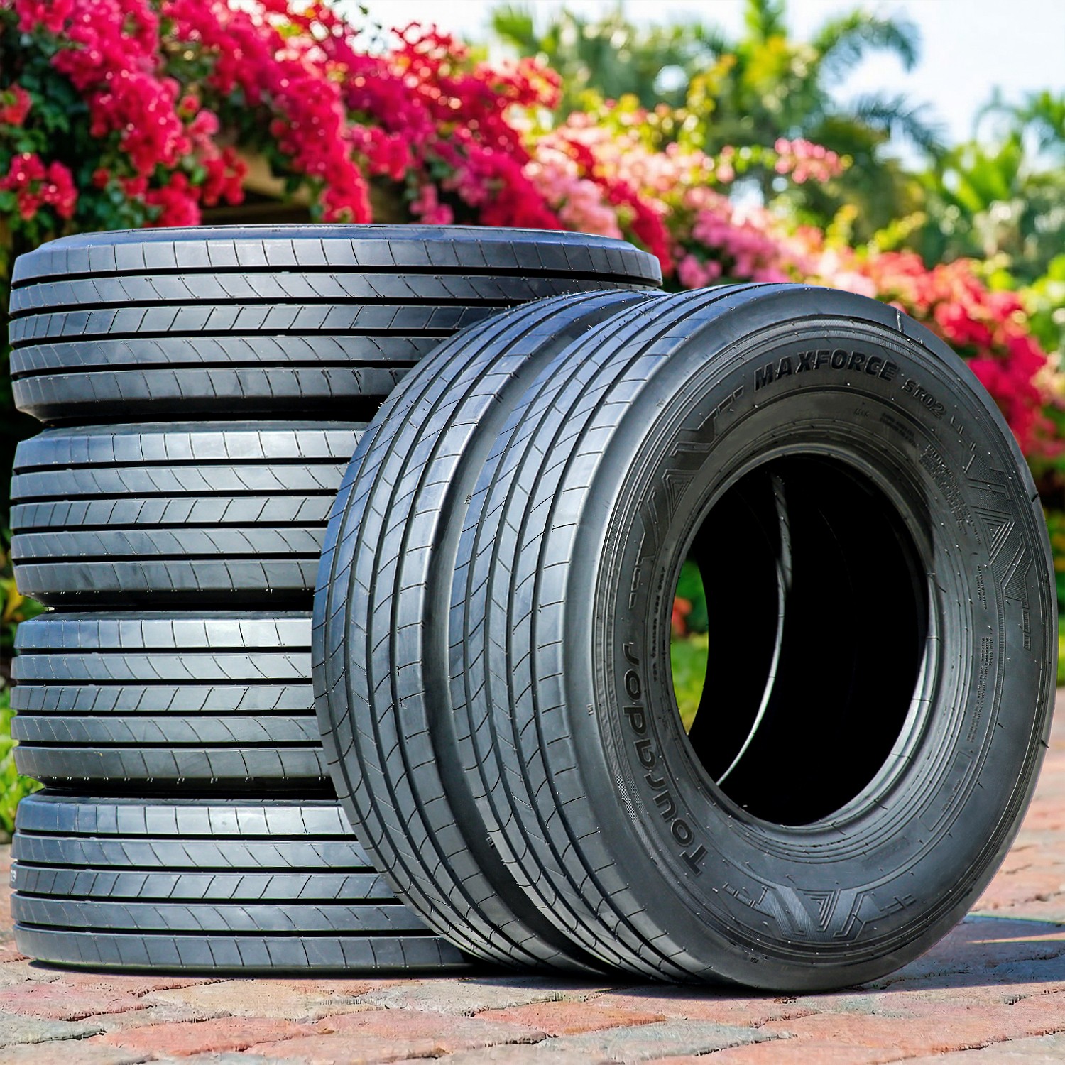 6 Tires ST 235/85R16 132/127M G 14 Ply Tourador MaxForce ST02 All Steel Trailer
