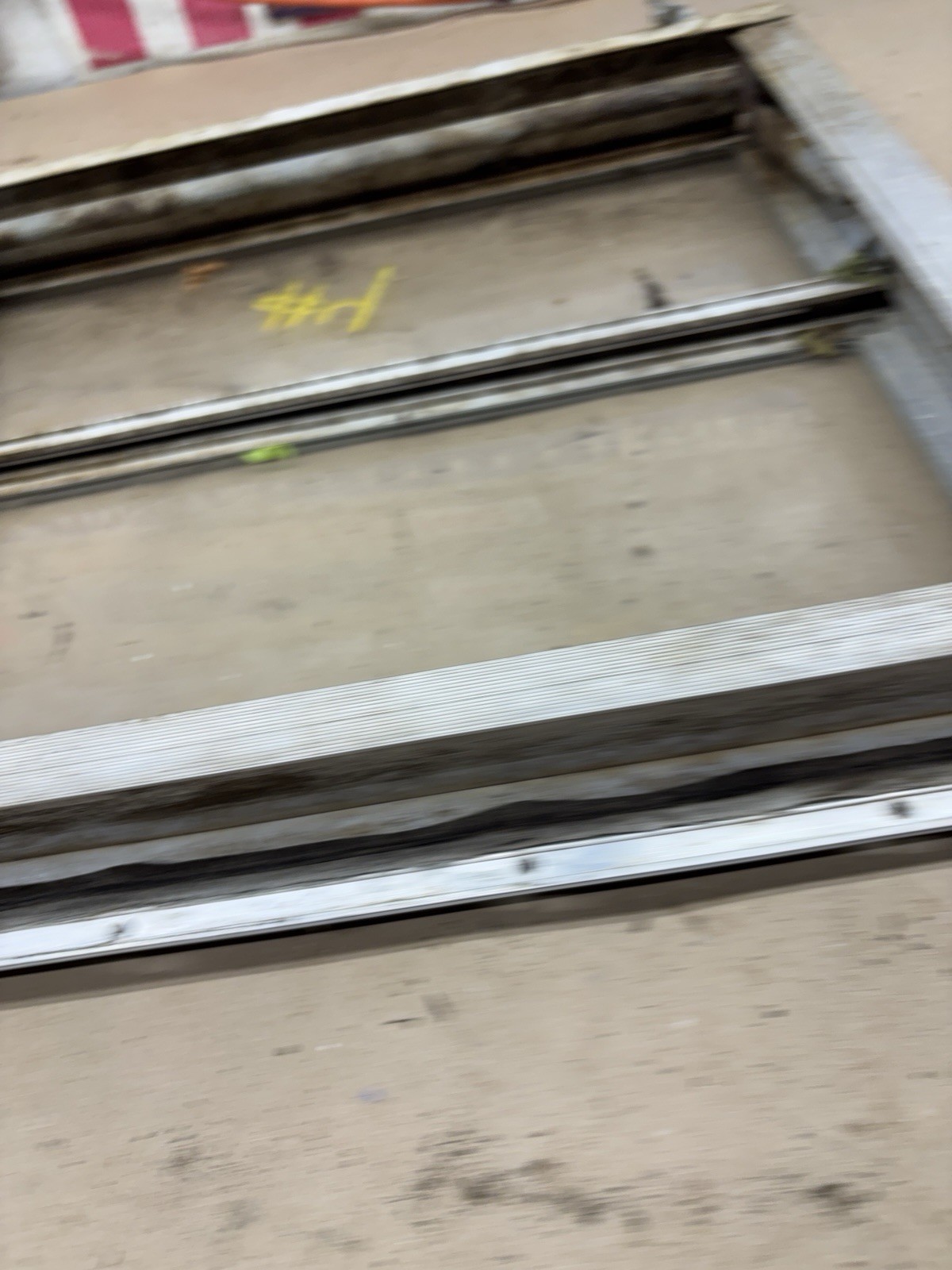 VINTAGE CAMPER RV 1967 1968 69 WINDOW FRAME GLASS CRANK OUT 18×15 project Oldsch