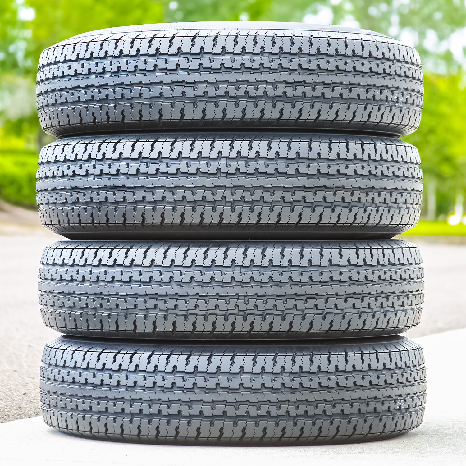 2 Tires Transeagle ST Radial II Steel Belted ST 205/75R15 Load E 10 Ply Trailer