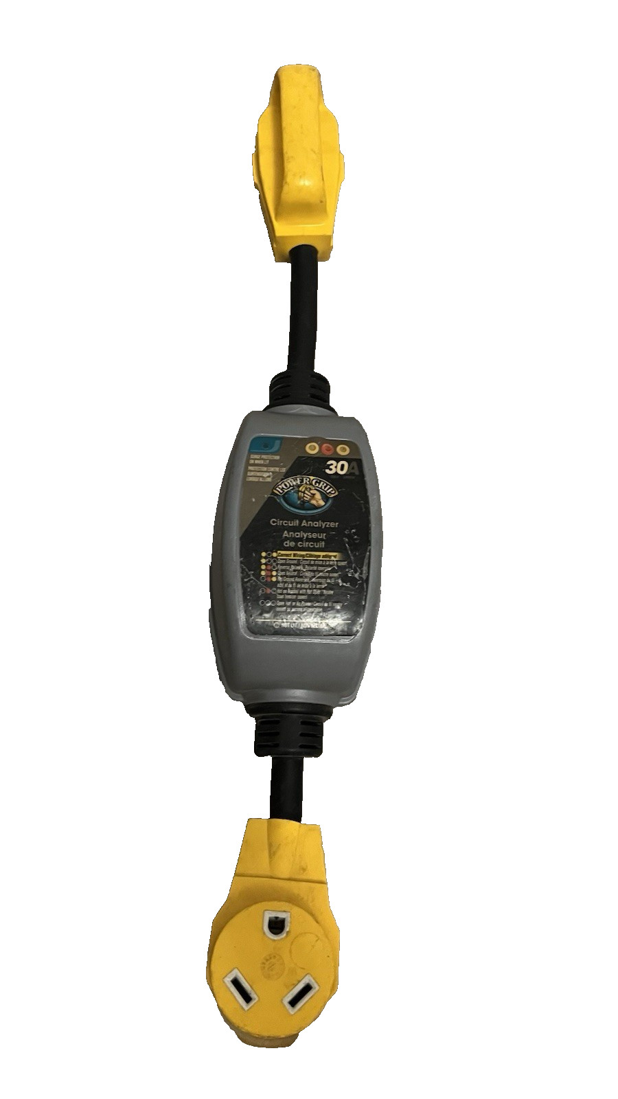 Camco Power Grip 30 Amp Camper RV Circuit Analyzer Surge Protector Model 3030-CA