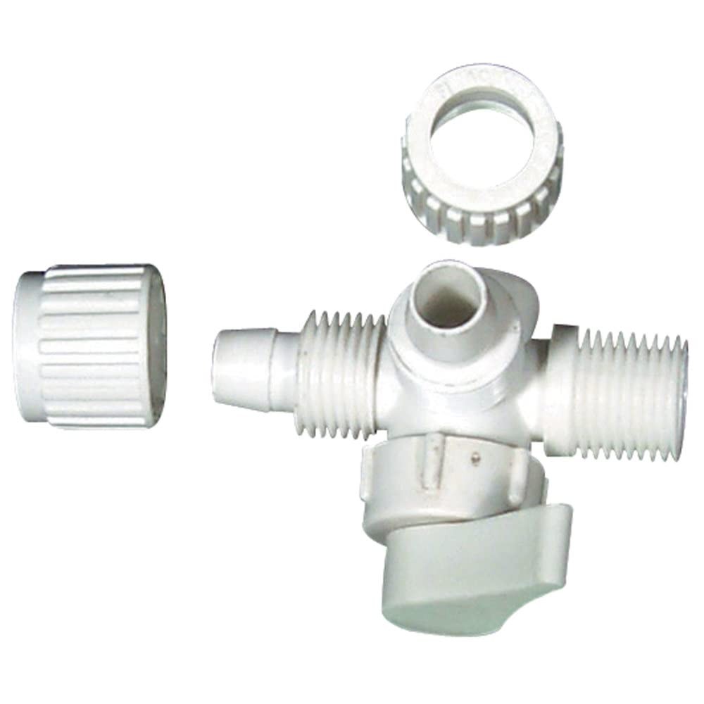 Flair-It 16912 3-Way Plastic Valve 0.5″ | Threaded, Multi-Use Control