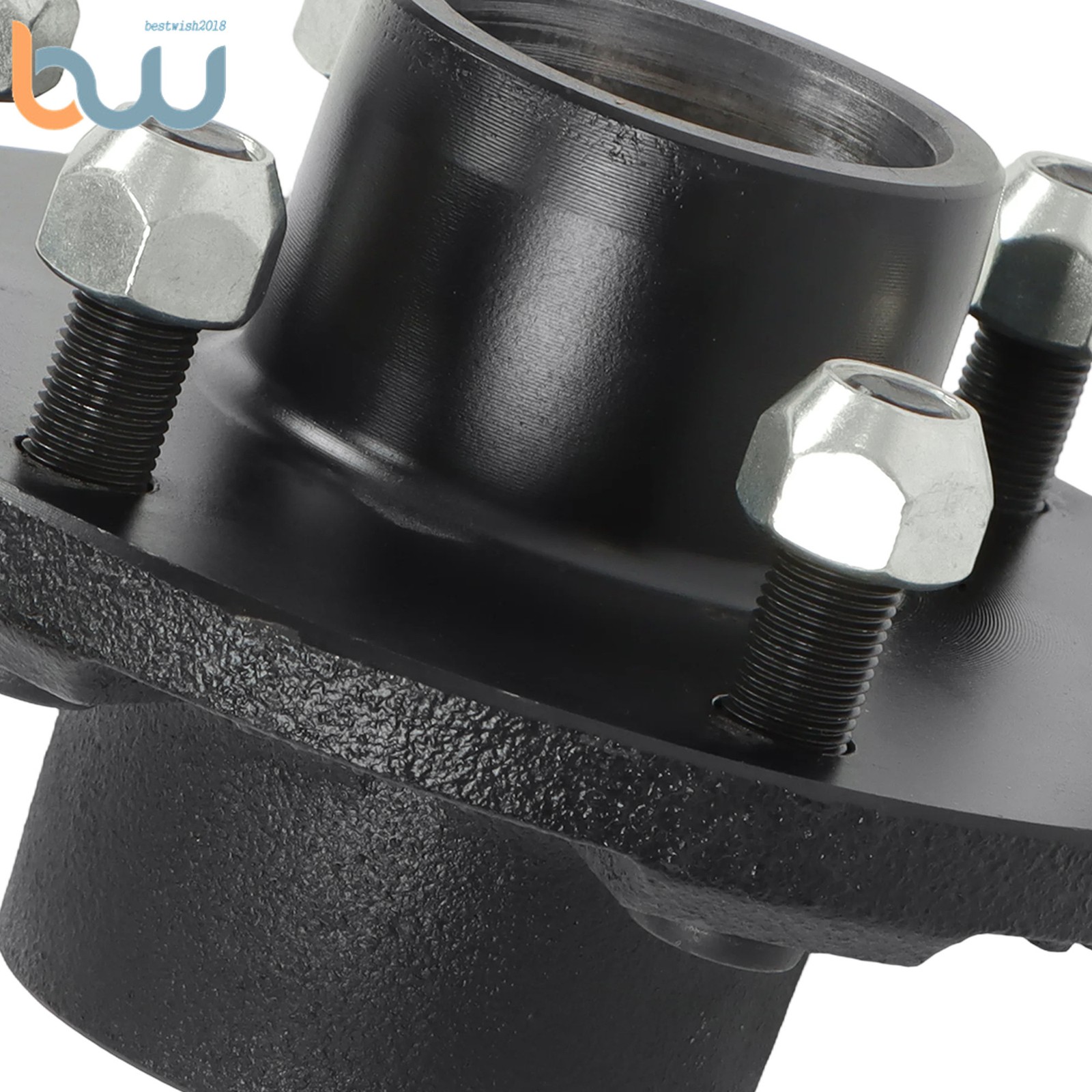 6 Lug Trailer Idler Hub Kit 6 on 5.5″ Round Trailer Spindle #84 2000 lbs Axle